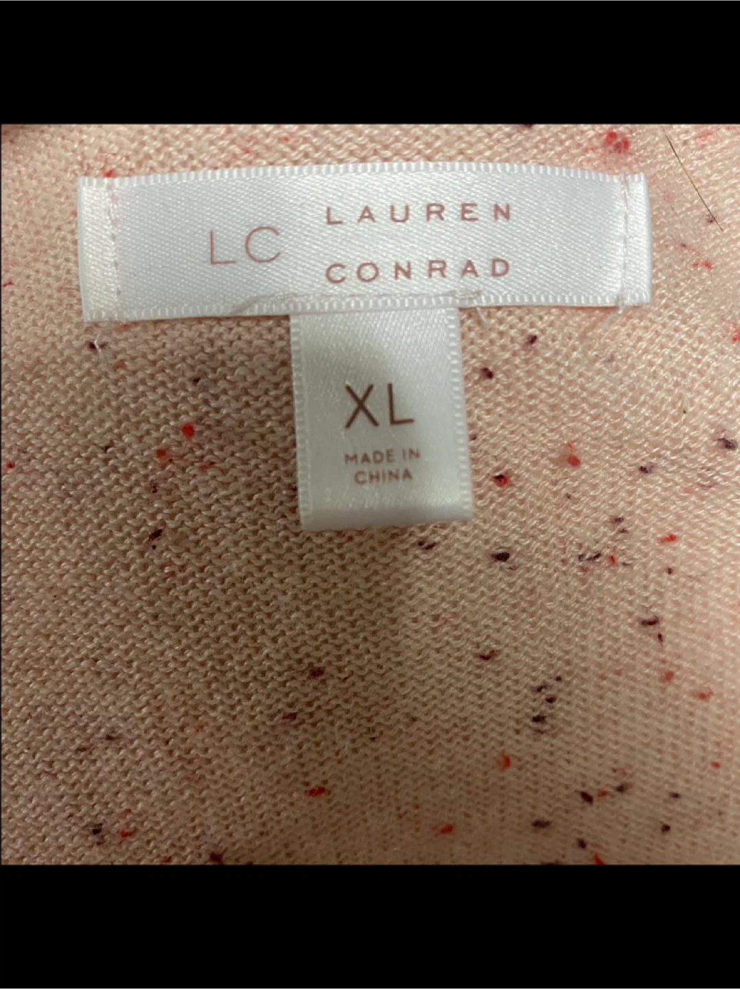 LC Lauren Conrad pink sweater - photo 5