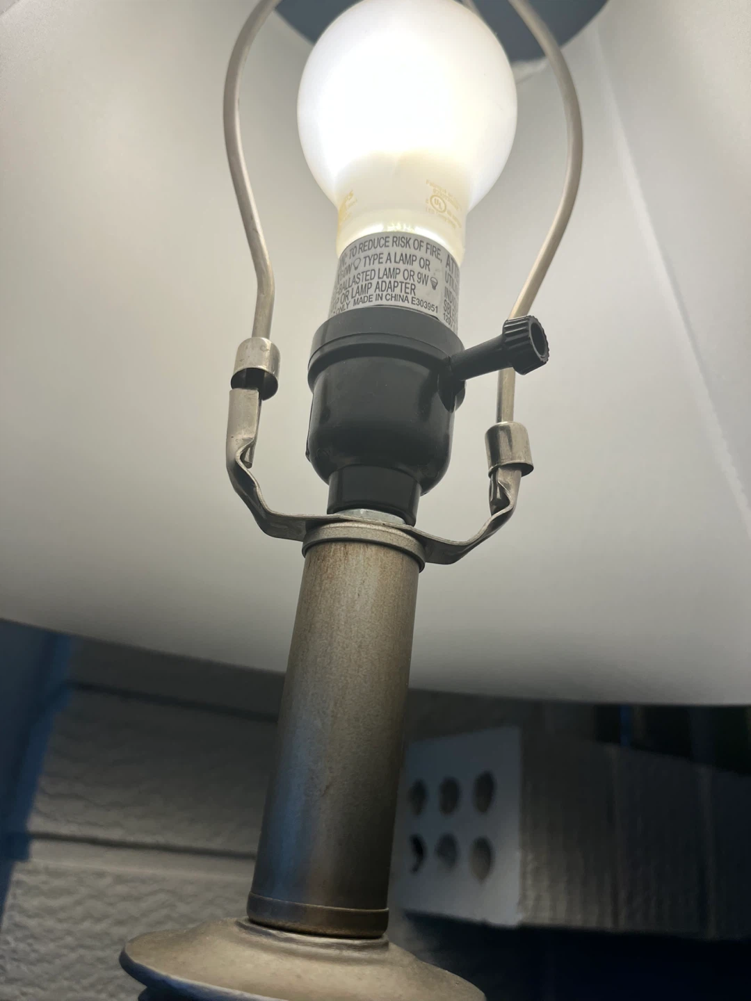 Floor Lamp with Decorative Glass Accent - photo 5