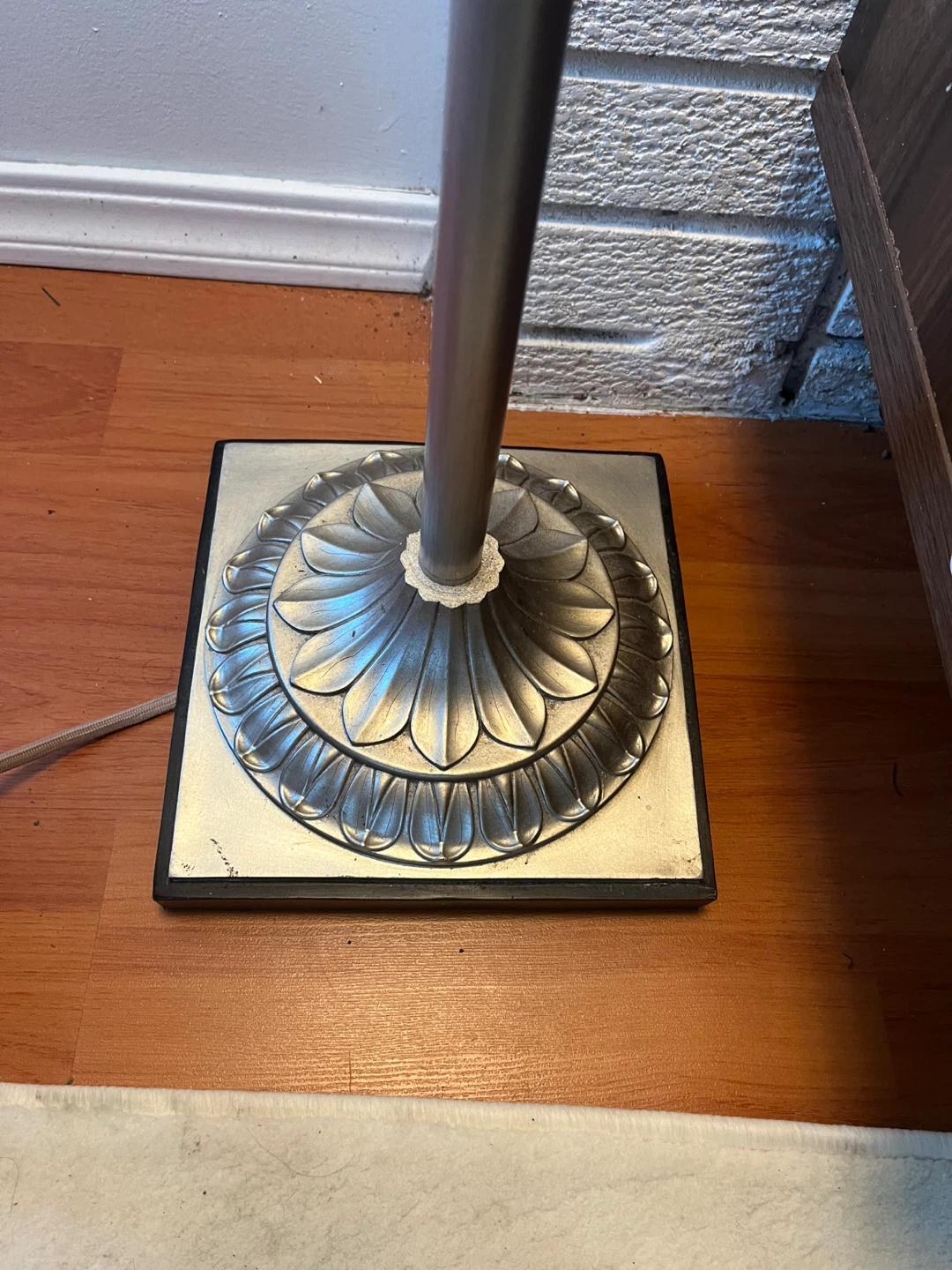 Floor Lamp with Decorative Glass Accent - photo 2