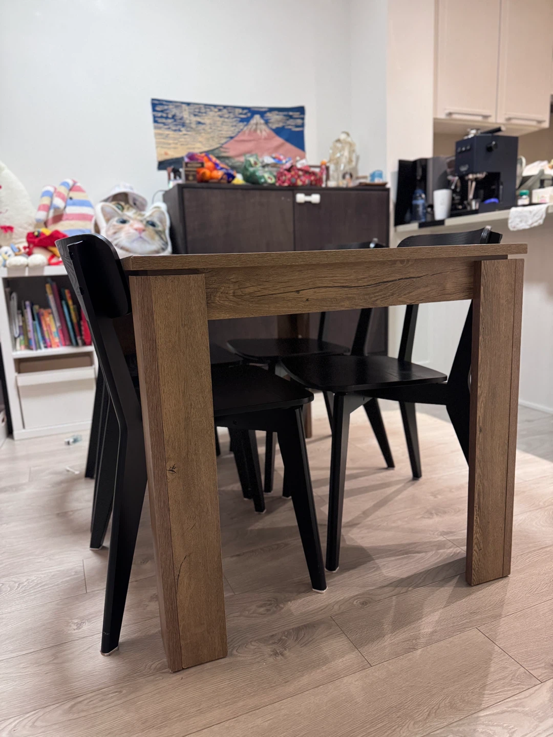 Dining Table set - 120x80cm with 4 chairs - photo 2