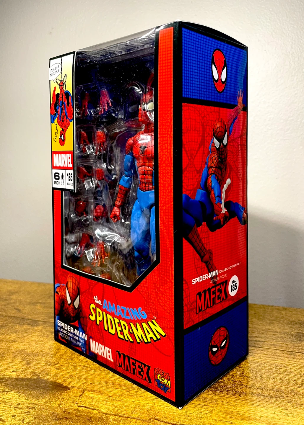 MAFEX No.185 Spider-Man Classic Costume Figure 🏆 - photo 5