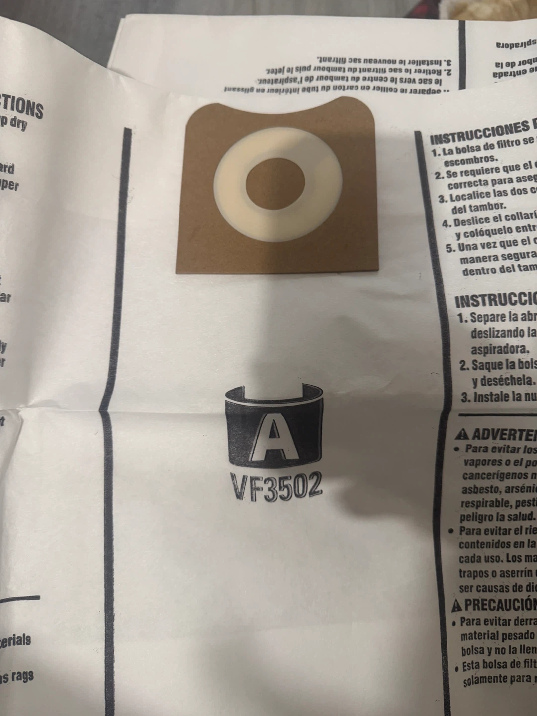 12-16 gallons wet/dry vacuum filter bags - photo 3