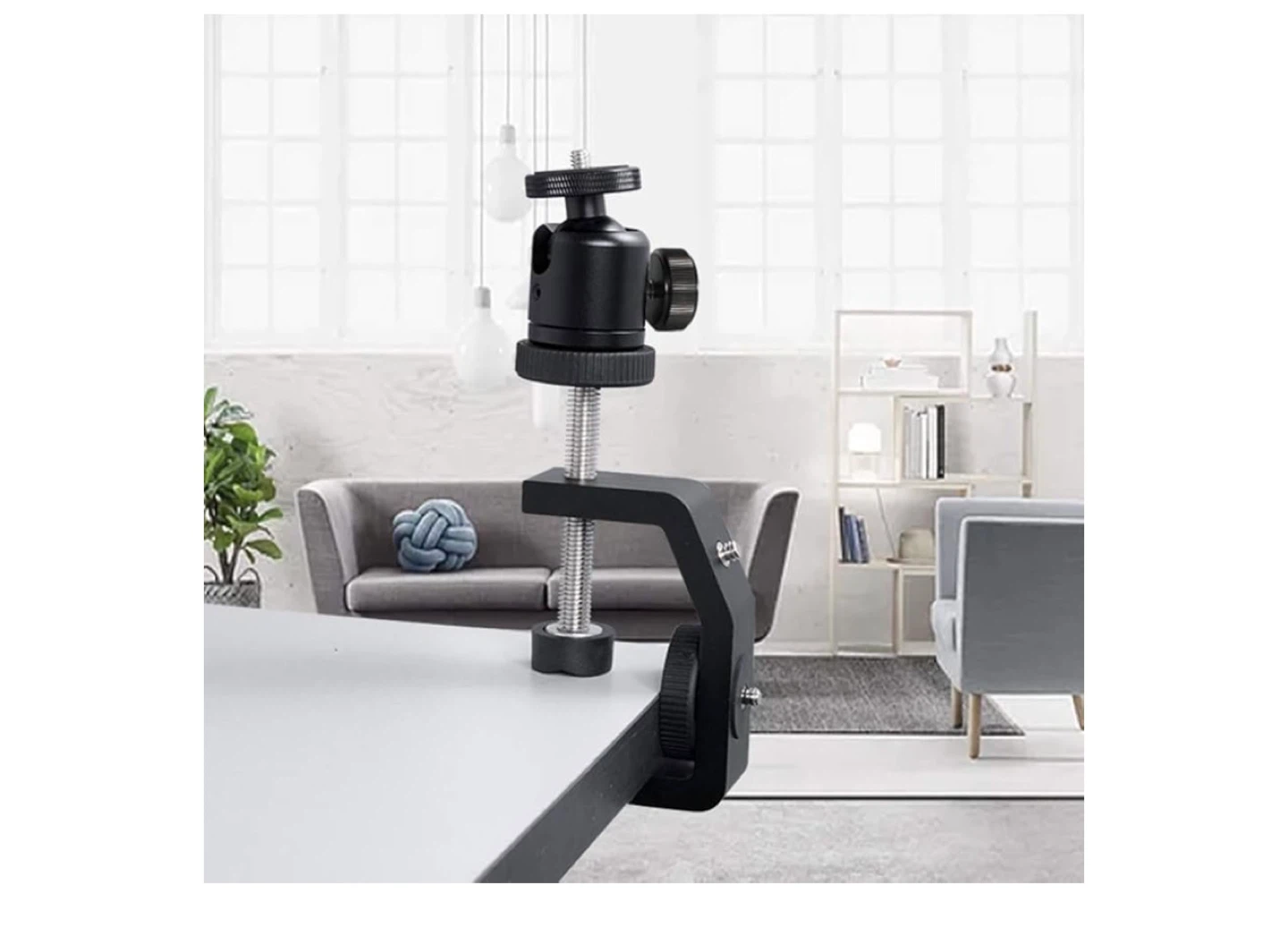 Black C Clamp Mount with Ball Head - photo 5