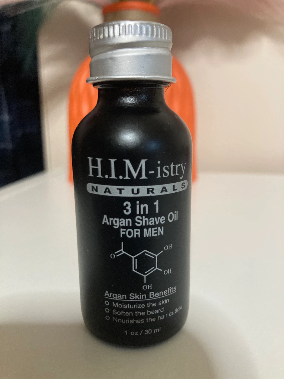1 oz H.I.M-istry Naturals 3 in 1 Argan Shave Oil