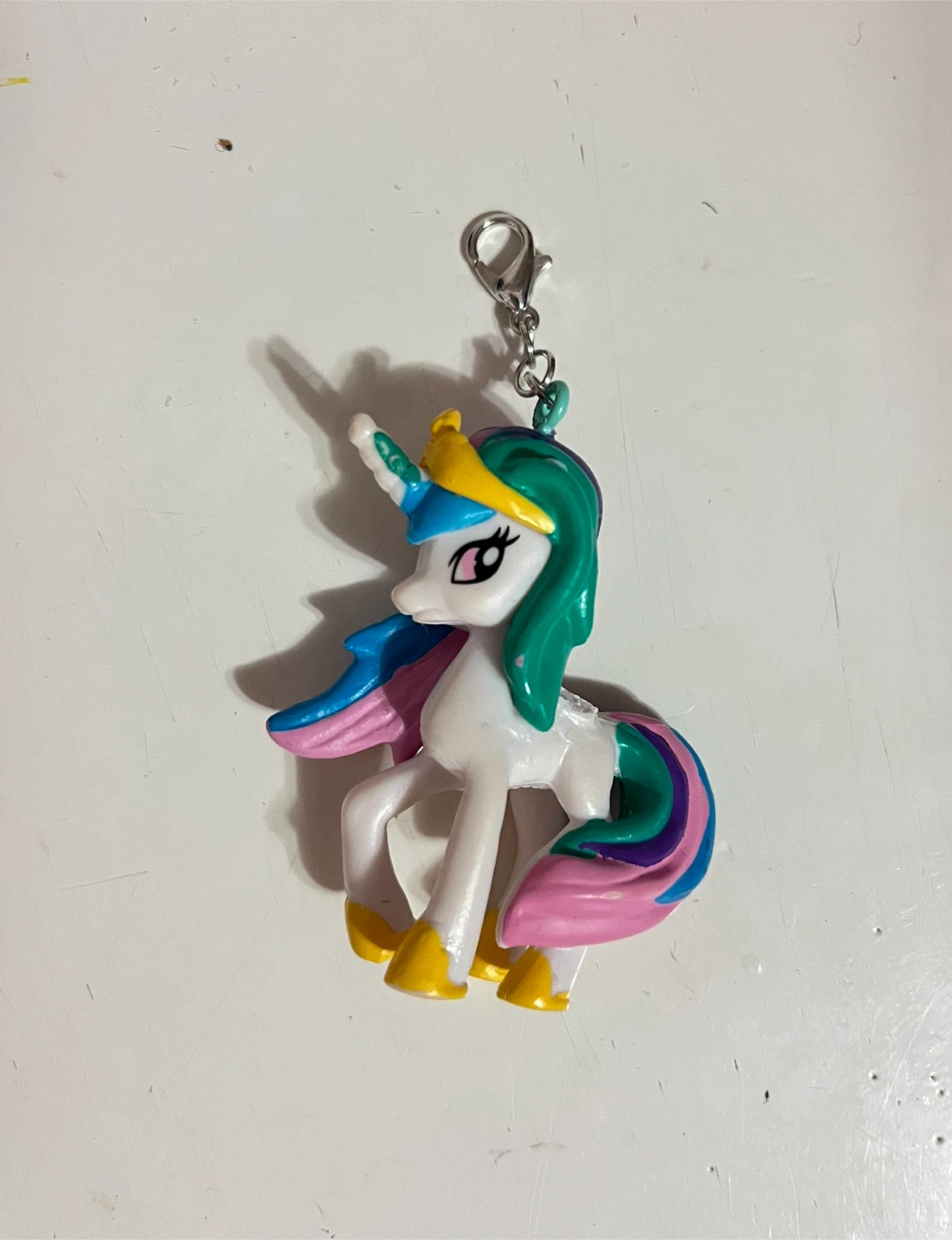 My Little Pony Princess Celestia Handmade Keychain 🏆
