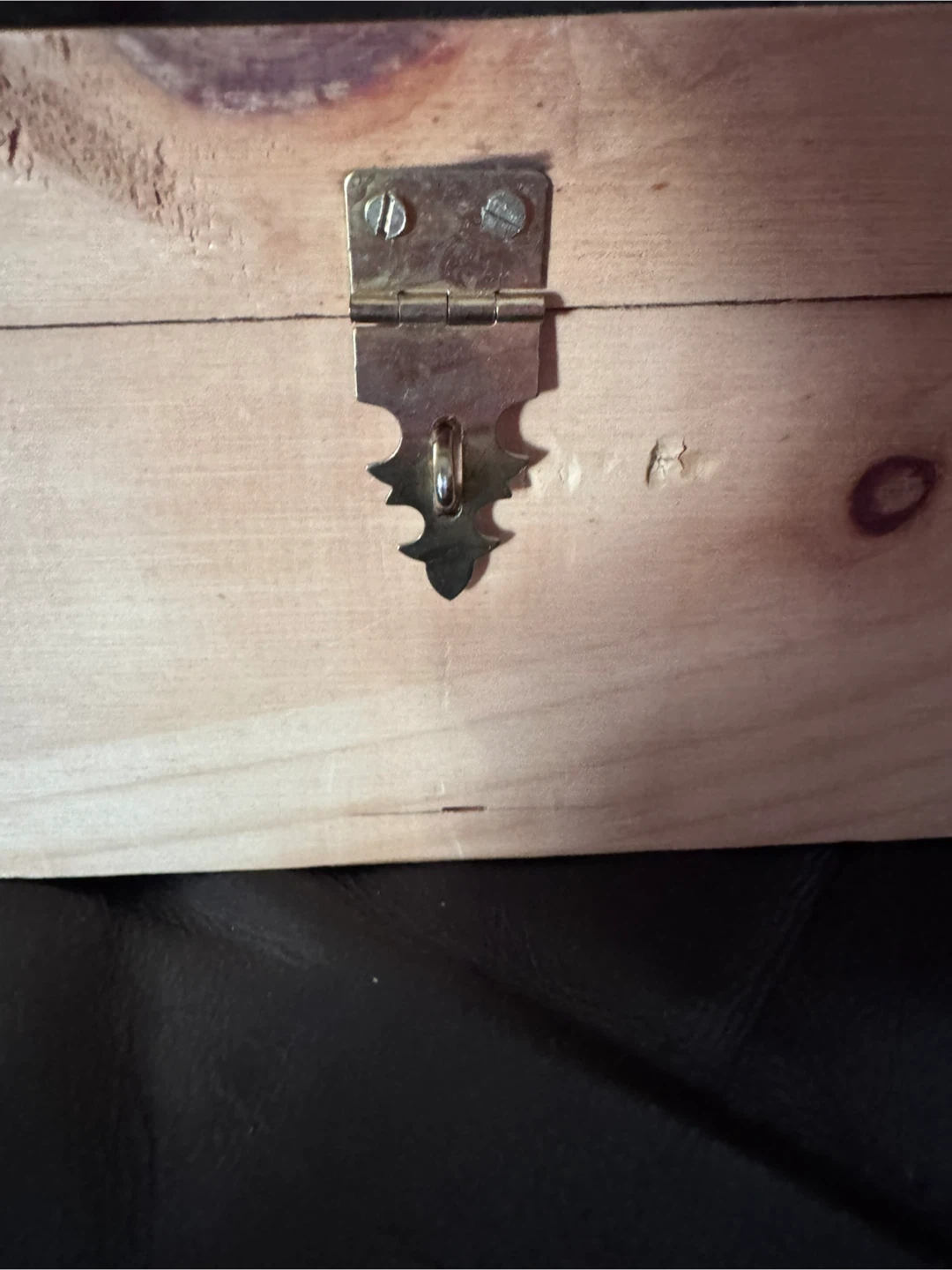 Wooden Crate Chest with Latch - photo 4