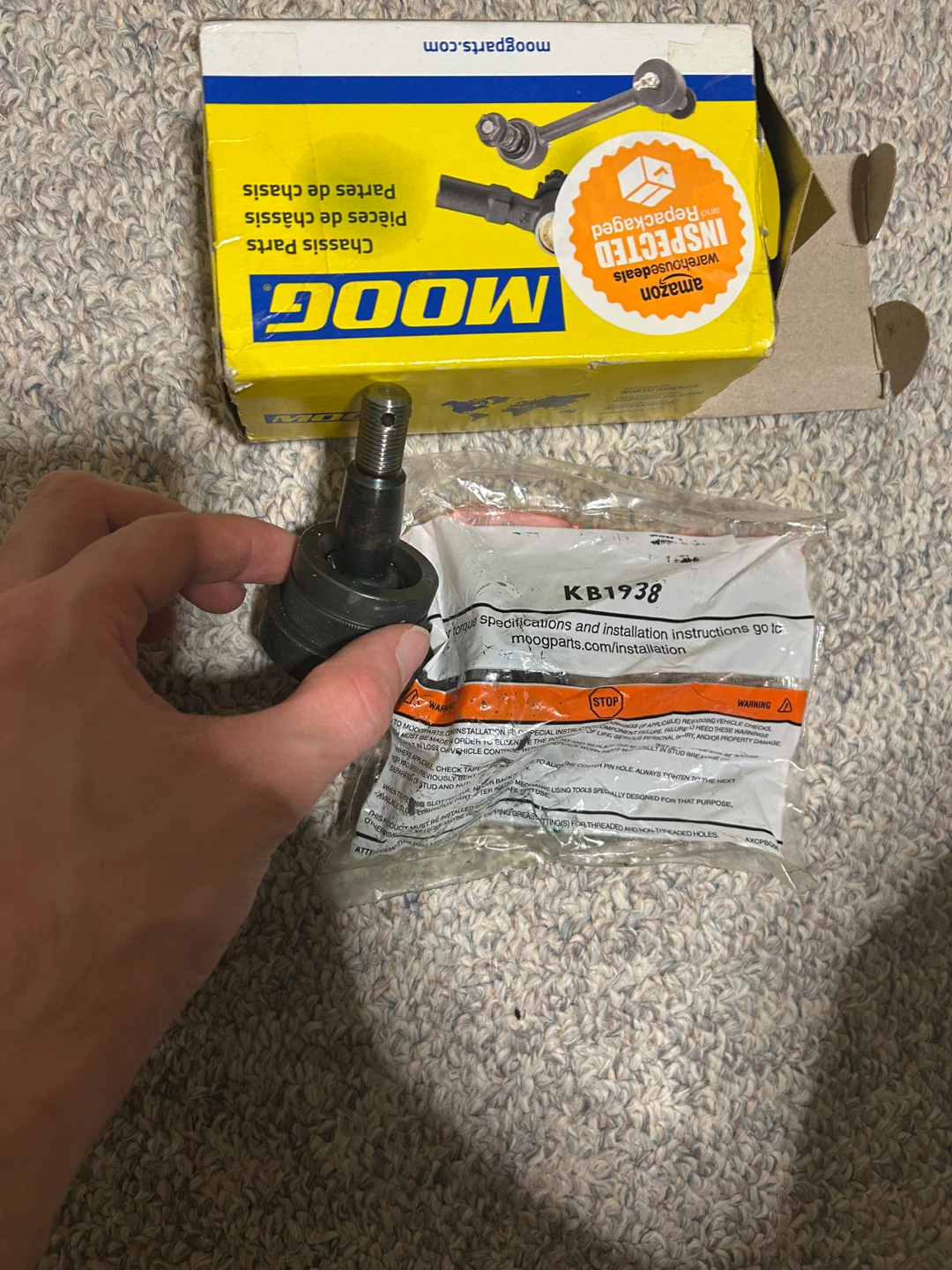 Moog Chassis Parts KB1938 Ball Joint - photo 4