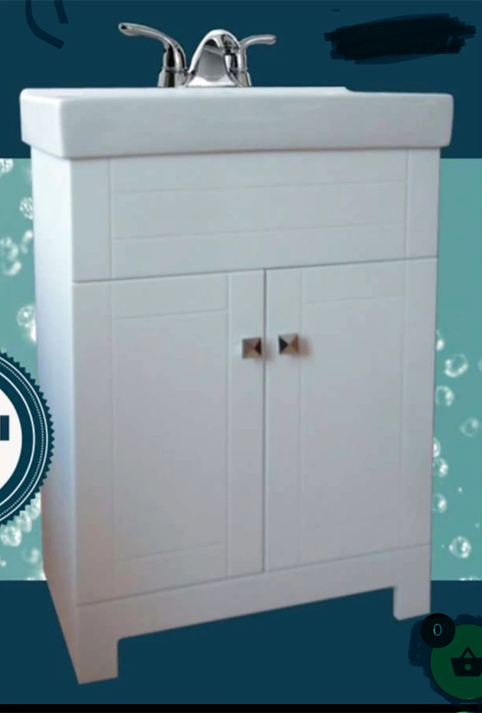 Brandnew Vanity and Ceramic Top with 2-Door - photo 2