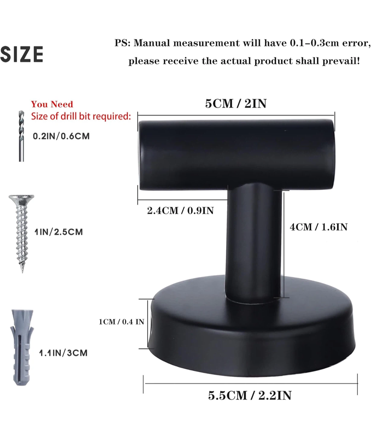 "🏆" Stainless Steel Heavy Duty Coat, Bathroom Hook - photo 2