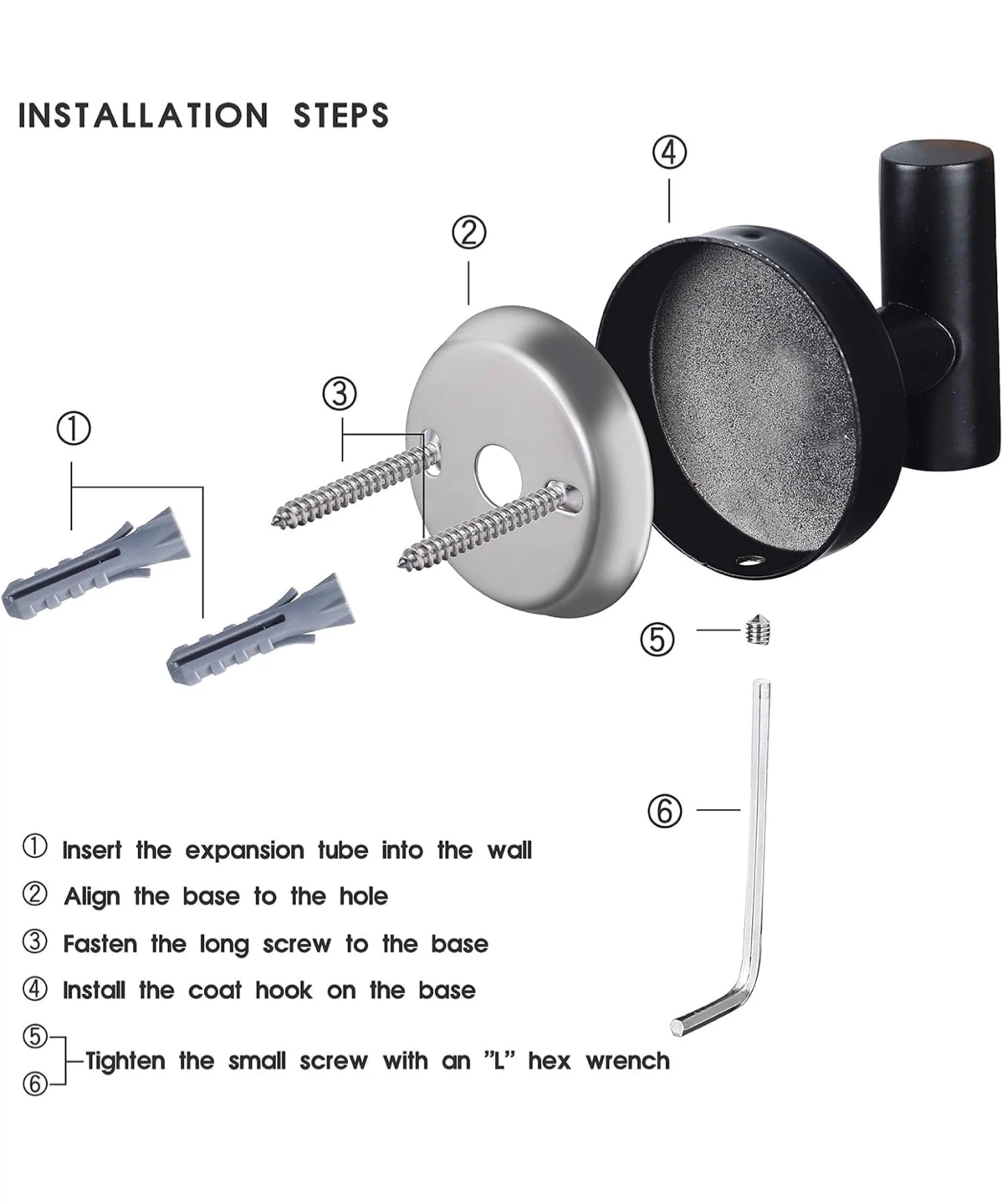 "🏆" Stainless Steel Heavy Duty Coat, Bathroom Hook - photo 3