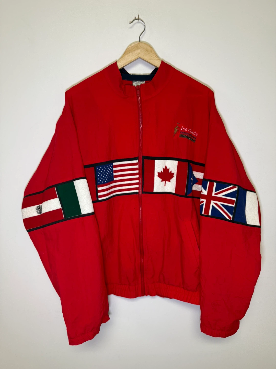 Vintage 90s Olympics “Ice Castle” Windbreaker