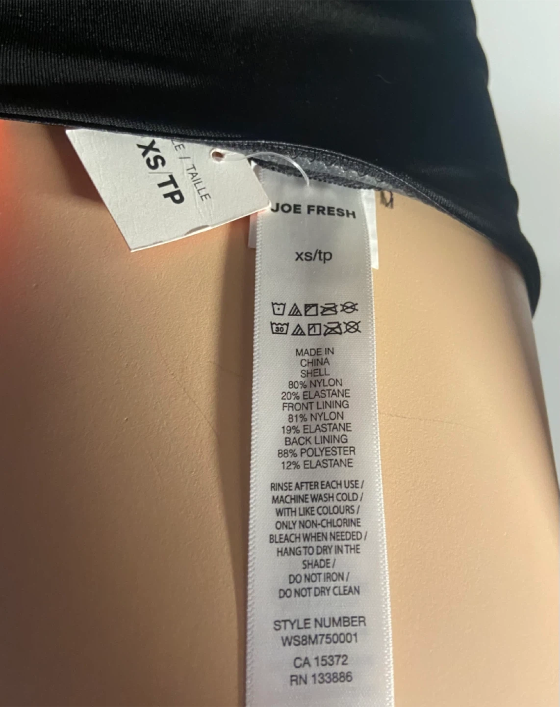 🏆️ NEW Joe Fresh Black Halterneck One-Piece Swimsuit Size XS 🏆️ - photo 5