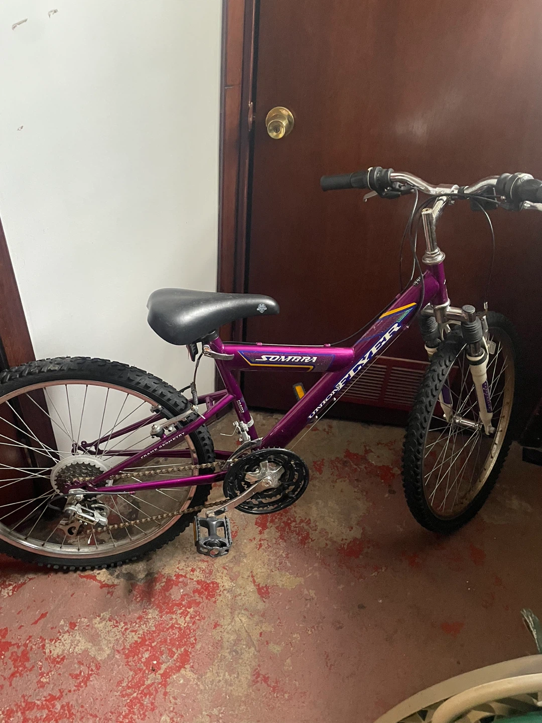 Purple Sombra Union Flyer Bike