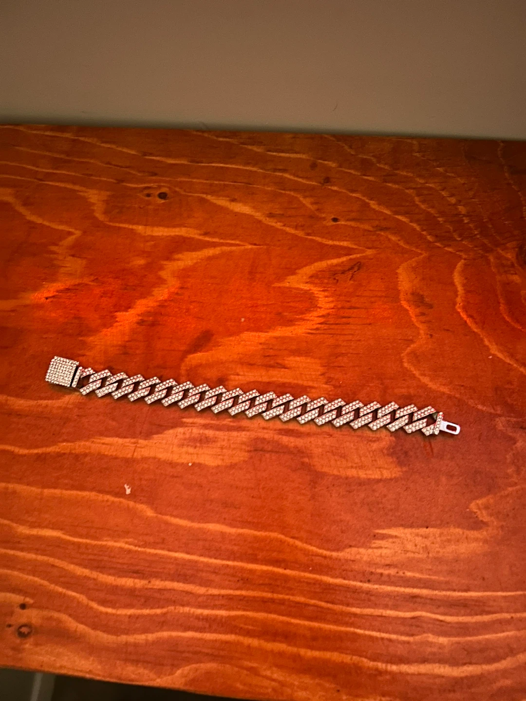 Diamond Prong Link Bracelet