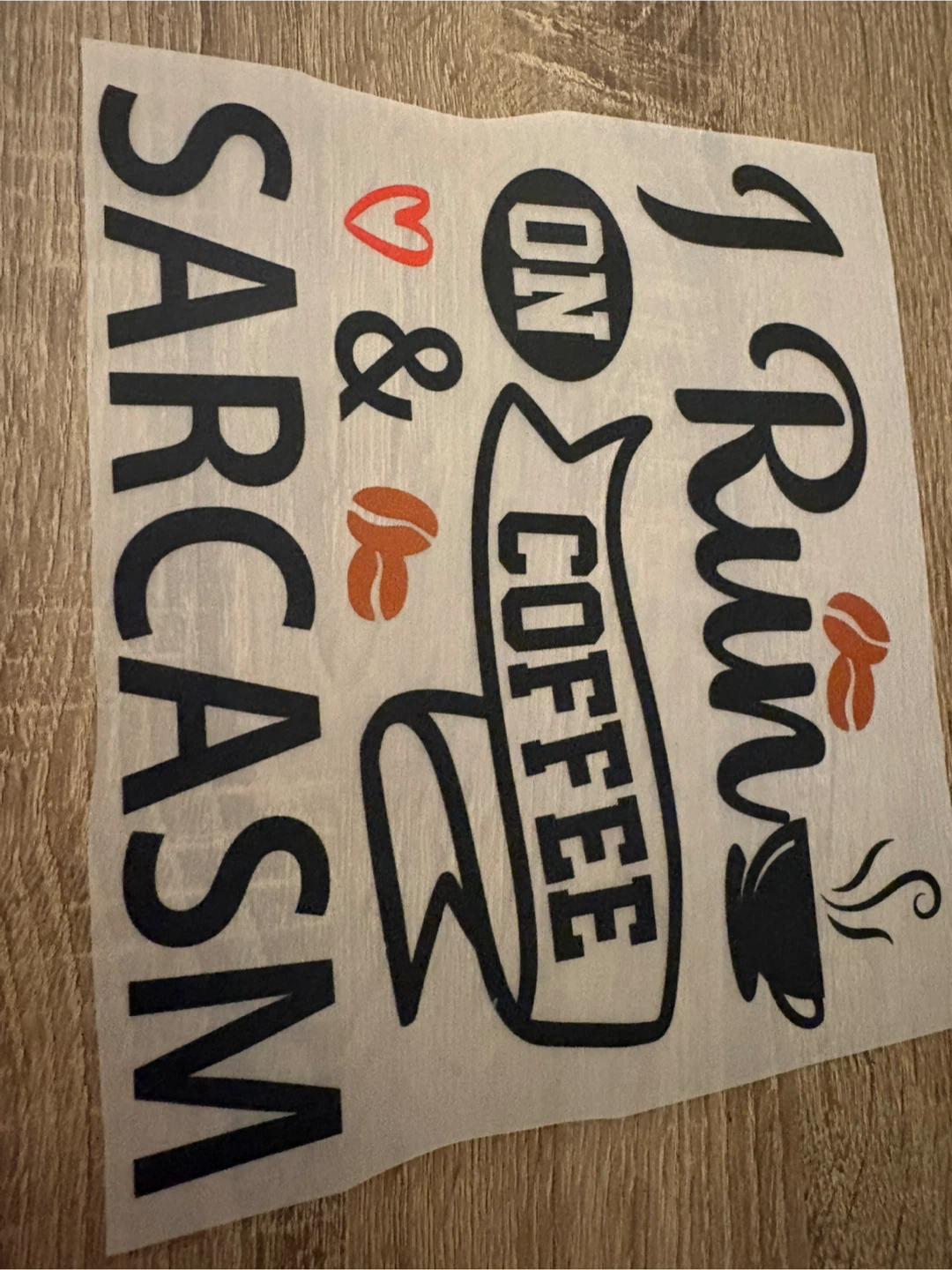 Hot decals for shirts or sweatshirt