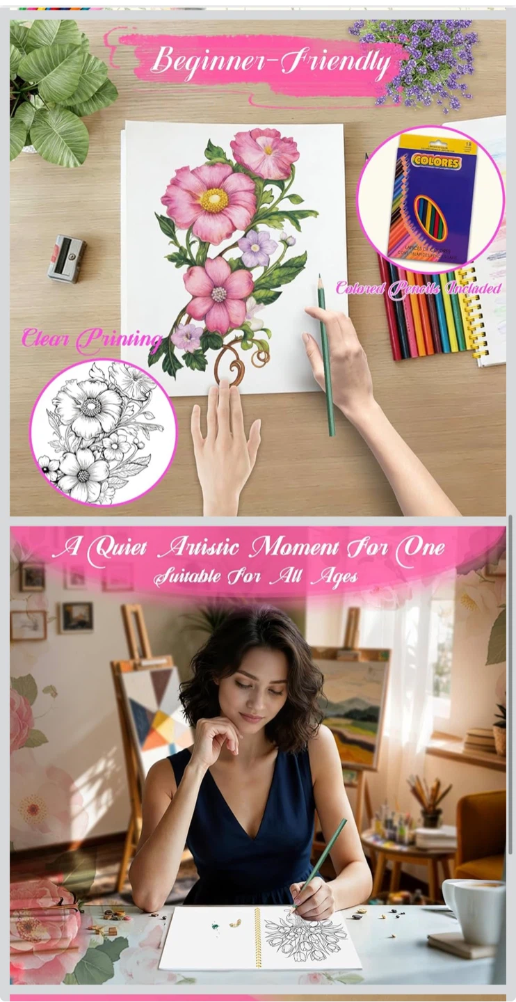 Coloring Book and Colored Pencils Set - photo 3
