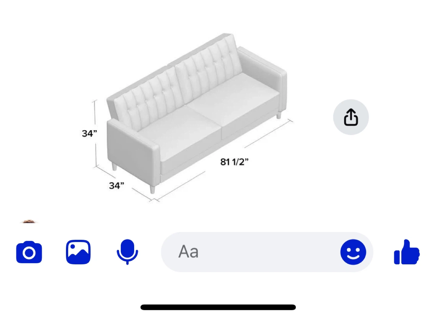 Mercury Row Imani 81.5" Green Velvet Sleeper Sofa - photo 3