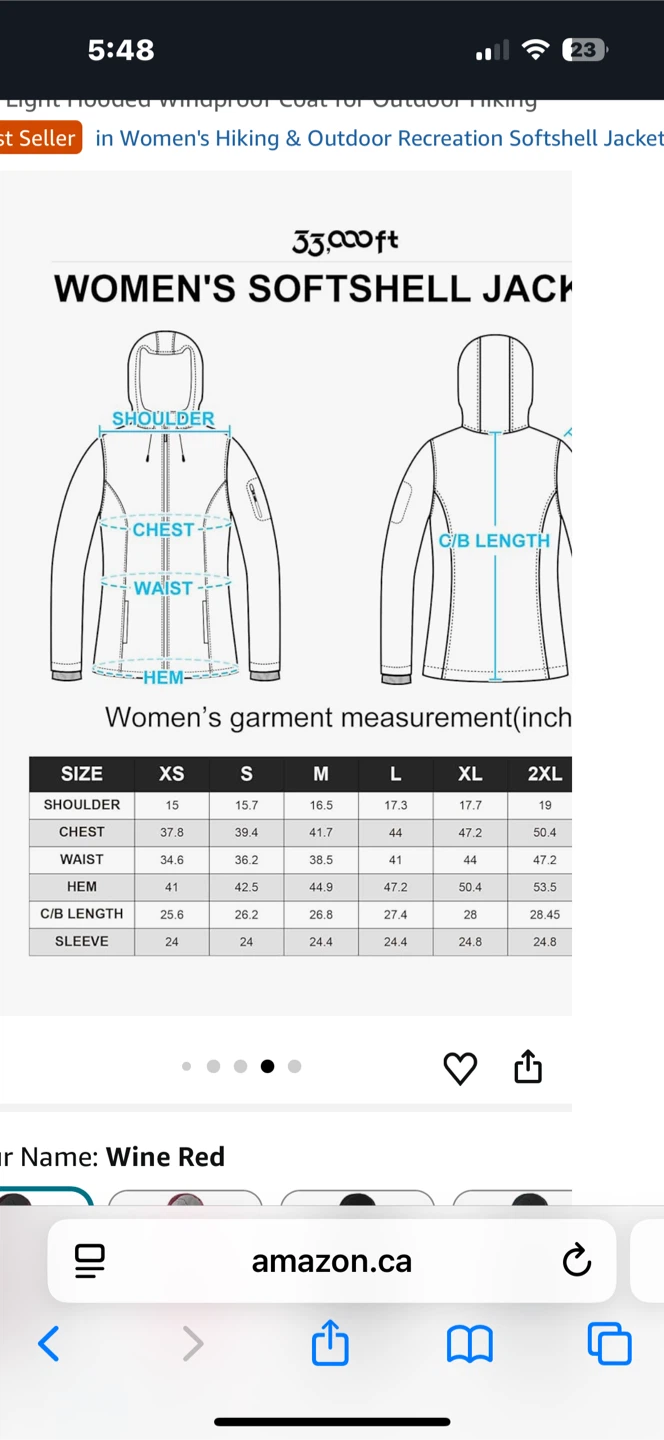 33,000ft Women's Softshell Jacket - Wine Red - photo 4
