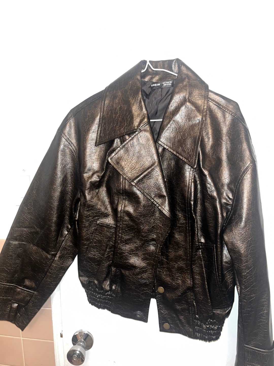 SHEIN Faux Leather Jacket - Size S