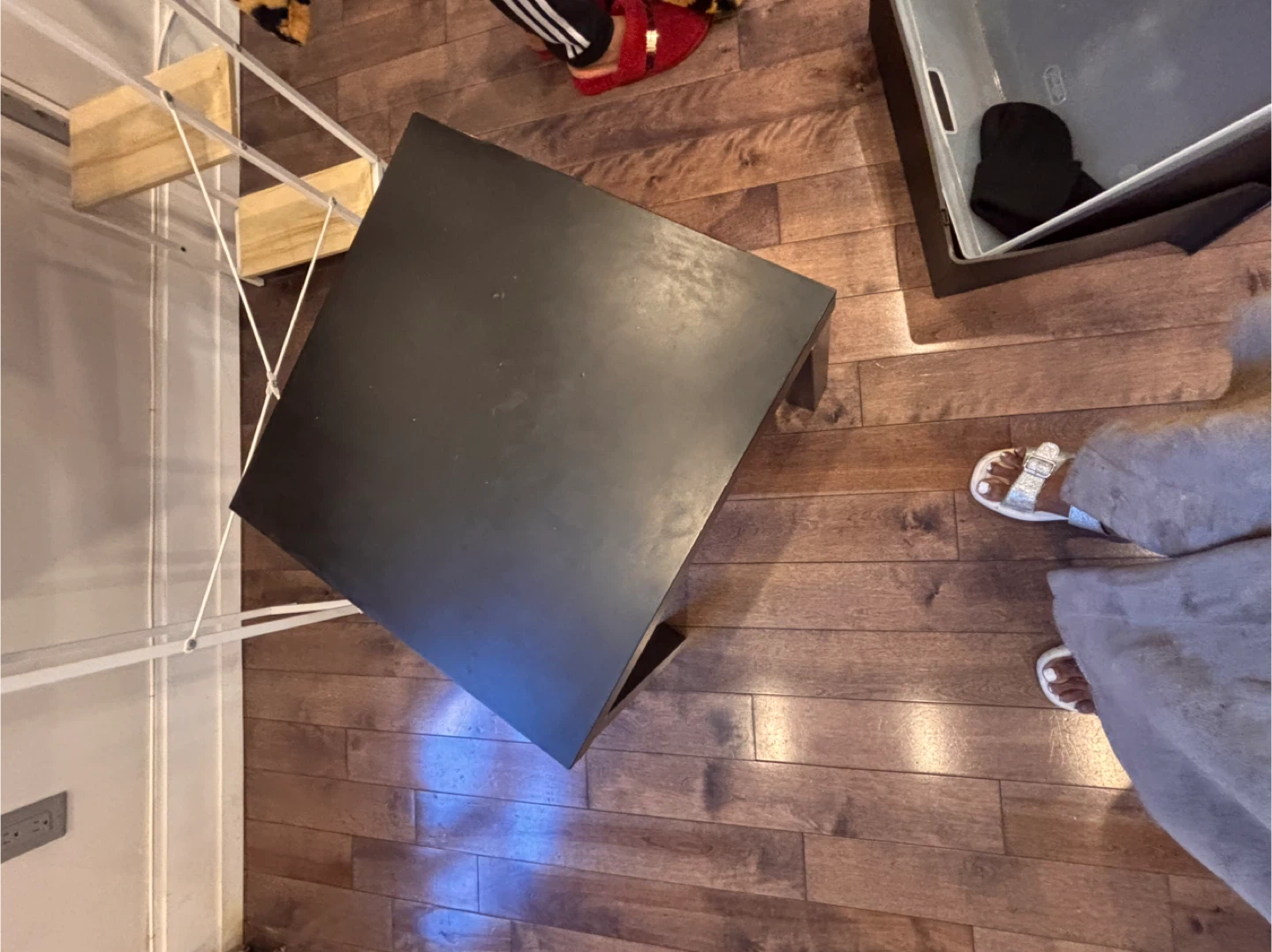 Black Square End Table - photo 4