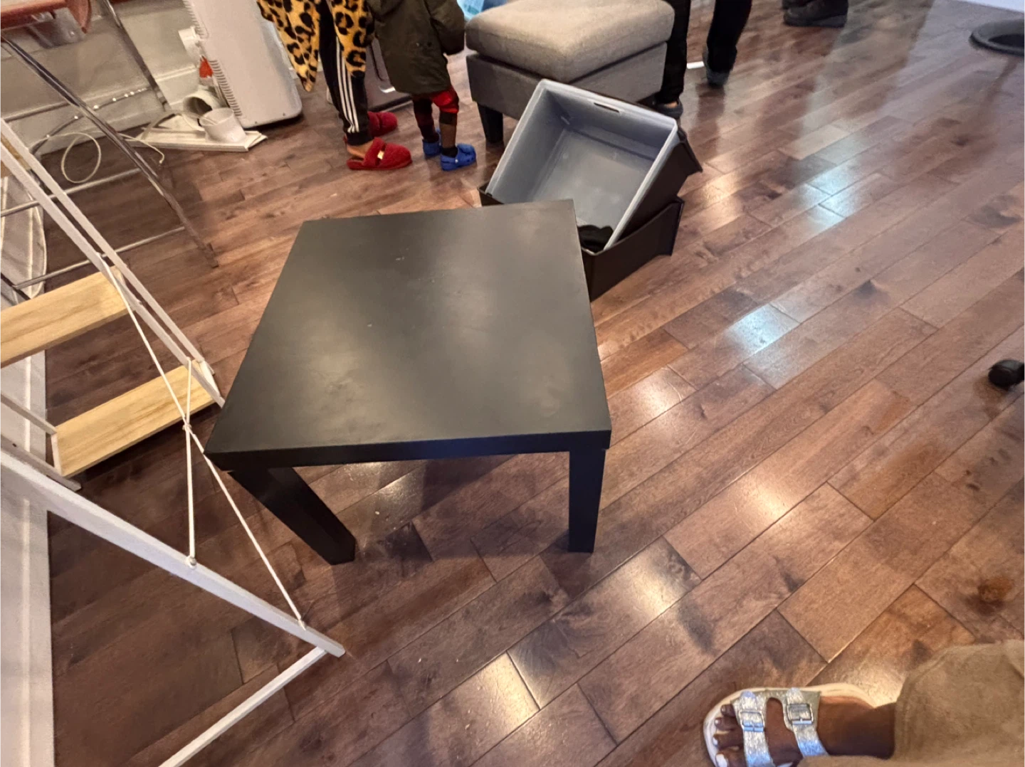 Black Square End Table - photo 3