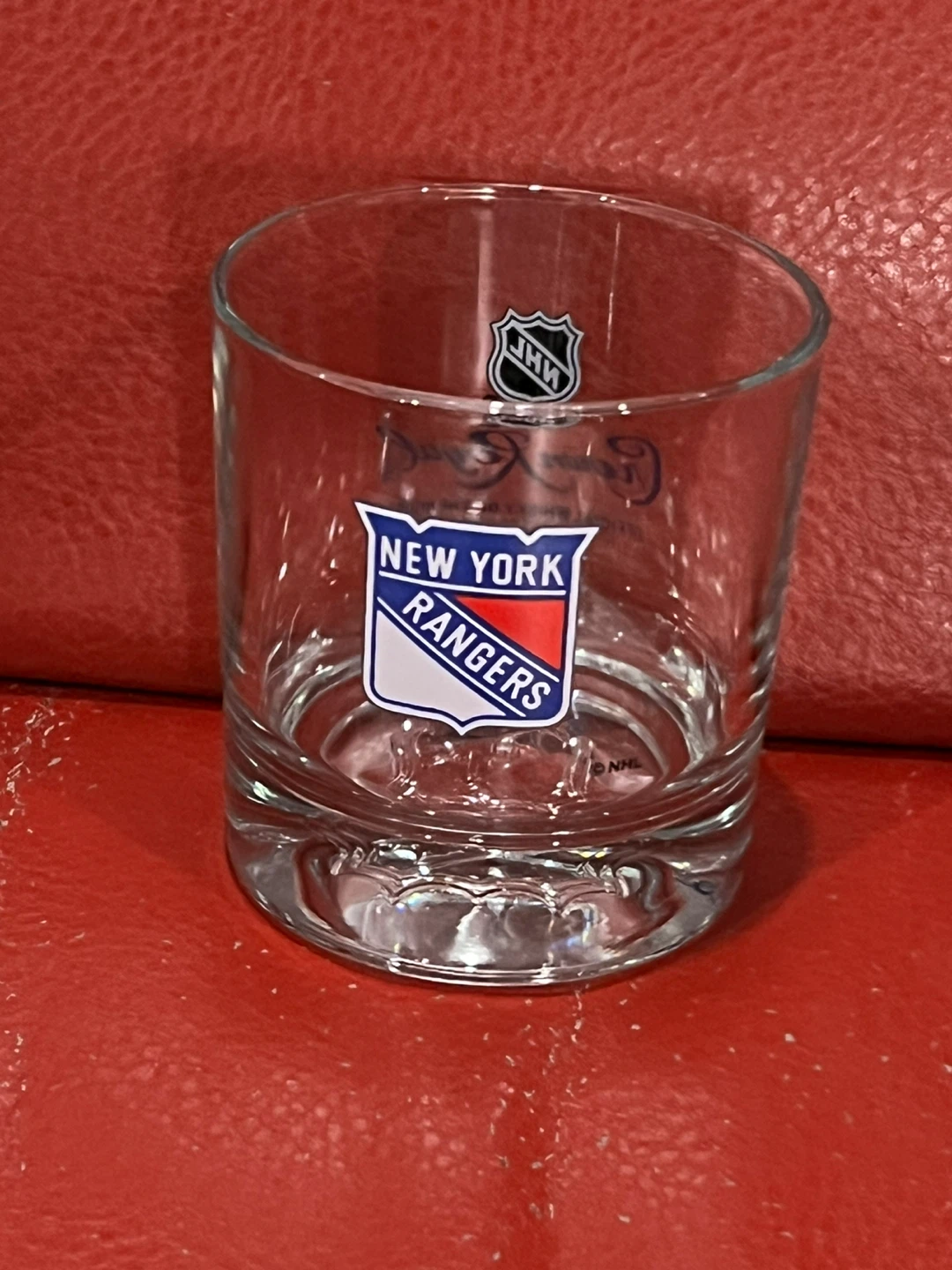 Vintage Crown Royal NHL  Whiskey Rocks Glass 12oz NHL Mint Cond. - photo 2