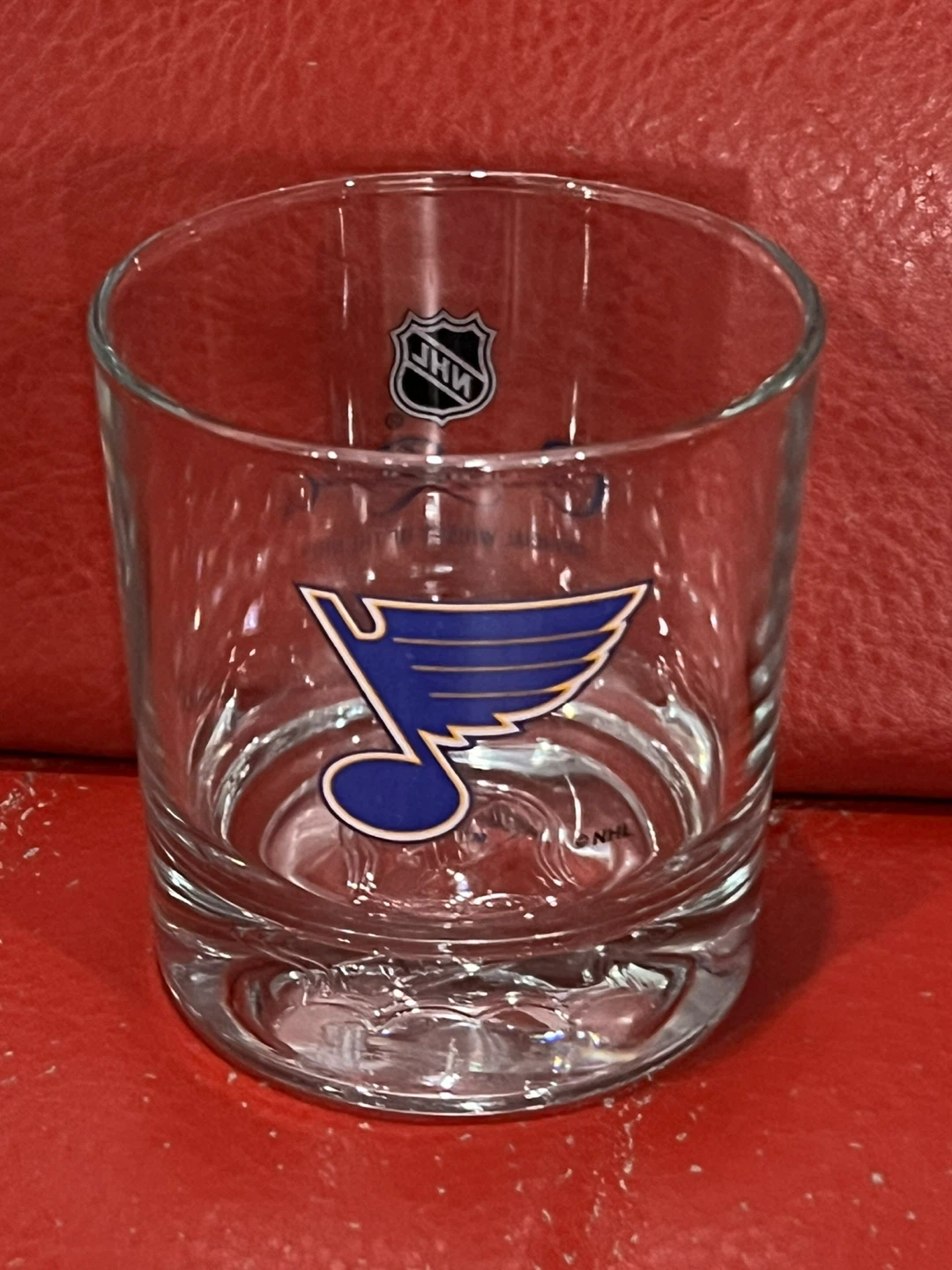Vintage Crown Royal NHL  Whiskey Rocks Glass 12oz NHL Mint Cond. - photo 3