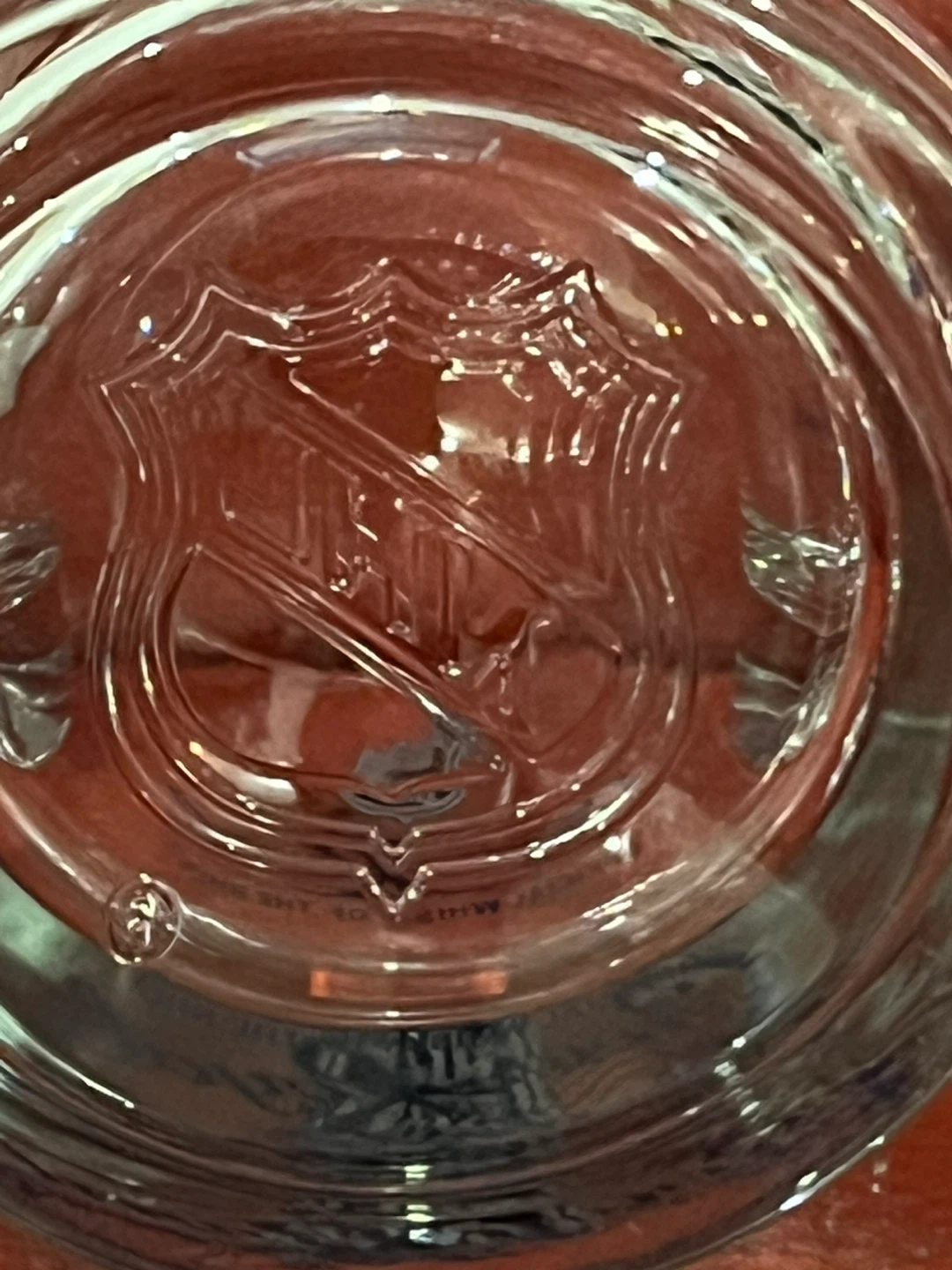 Vintage Crown Royal NHL  Whiskey Rocks Glass 12oz NHL Mint Cond. - photo 5