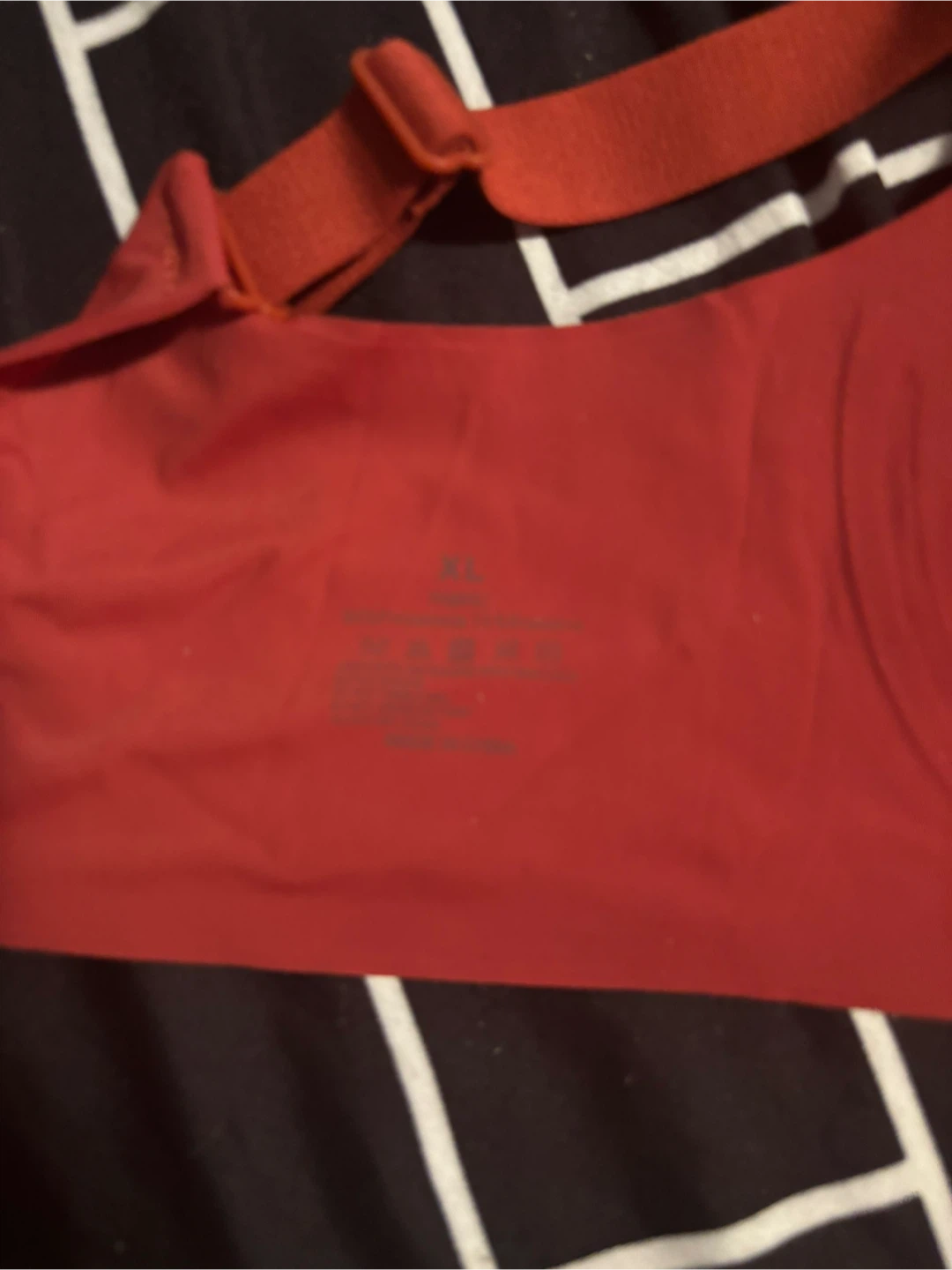 Red Wireless Bra XL - photo 2