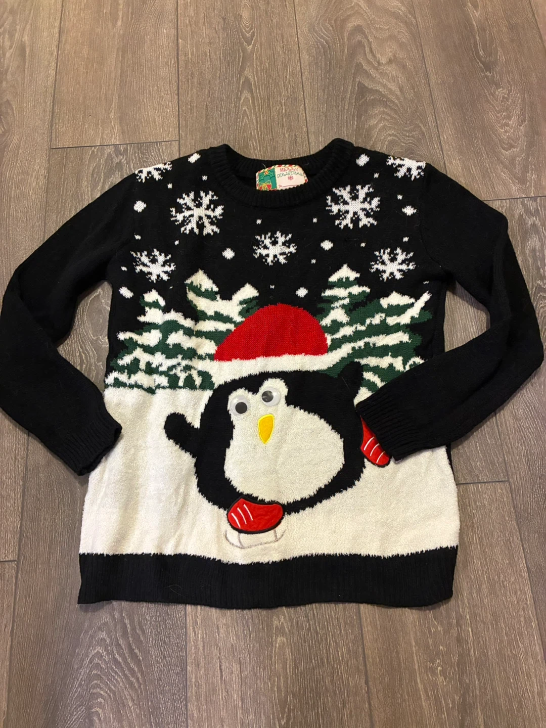 Christmas « ugly » Penguin Sweater