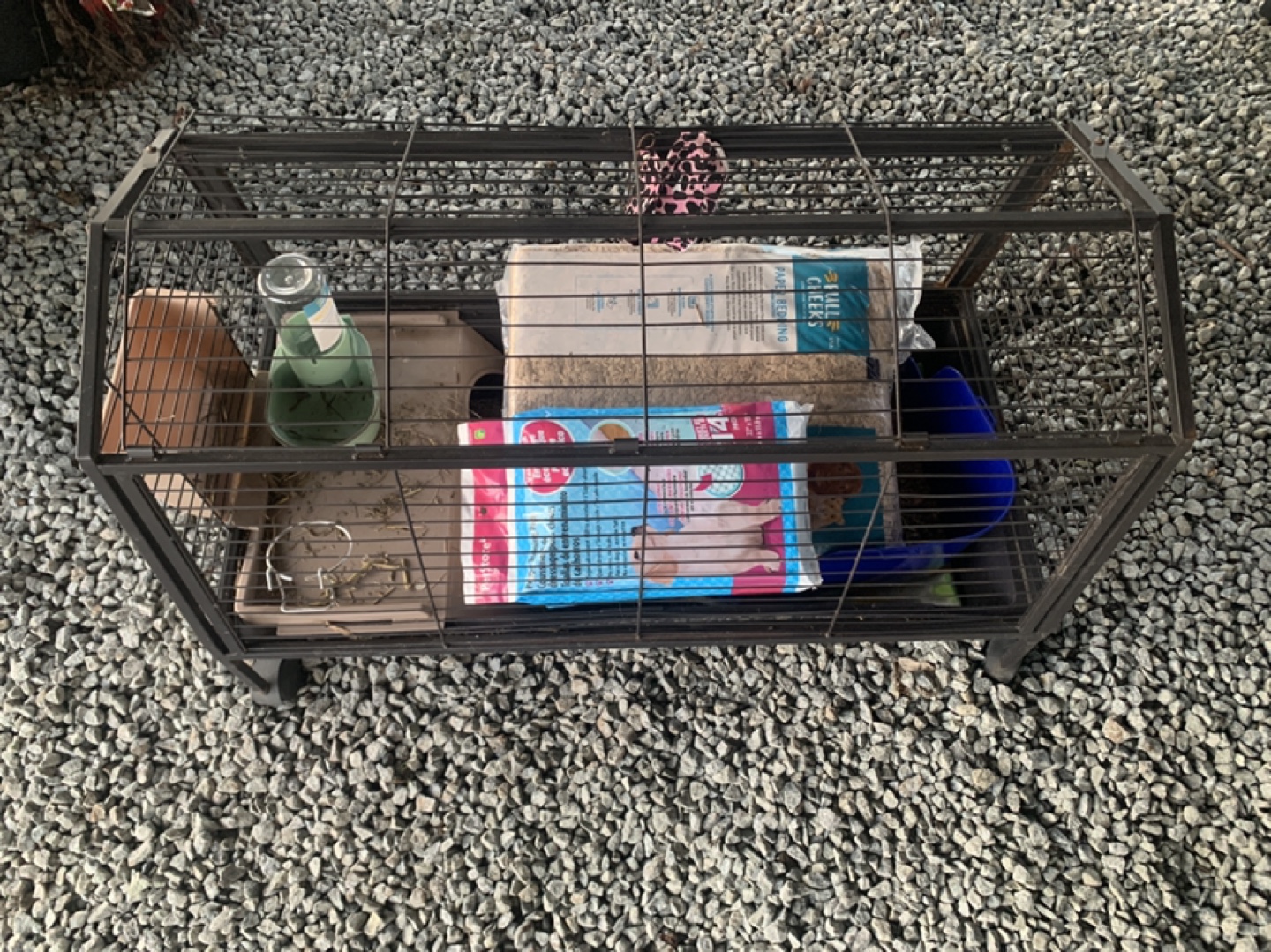 Small Pet Cage with Accessories