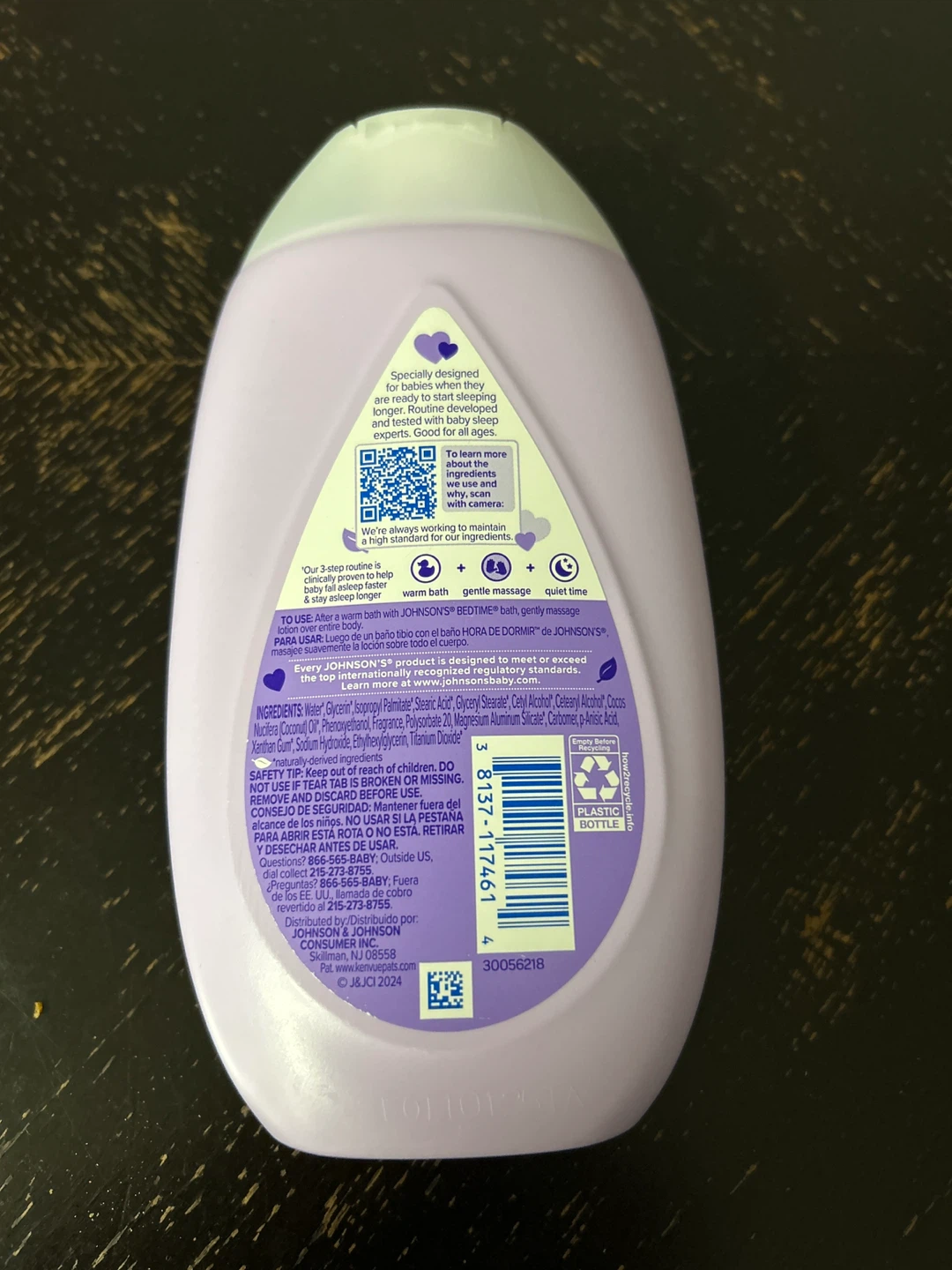Johnson's Baby Bedtime Lotion - 13.6 FL OZ🏆 - photo 2