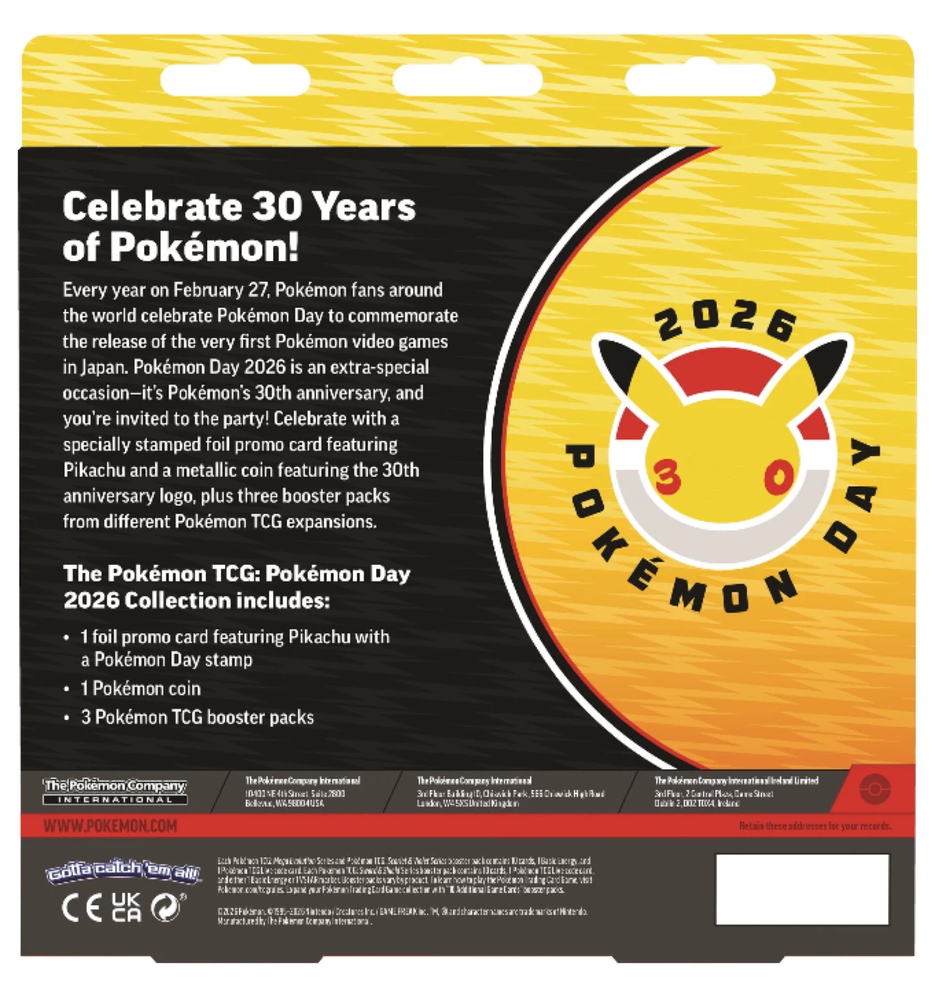 Pokemon TCG: 2026 Pokemon Day Collection - photo 2