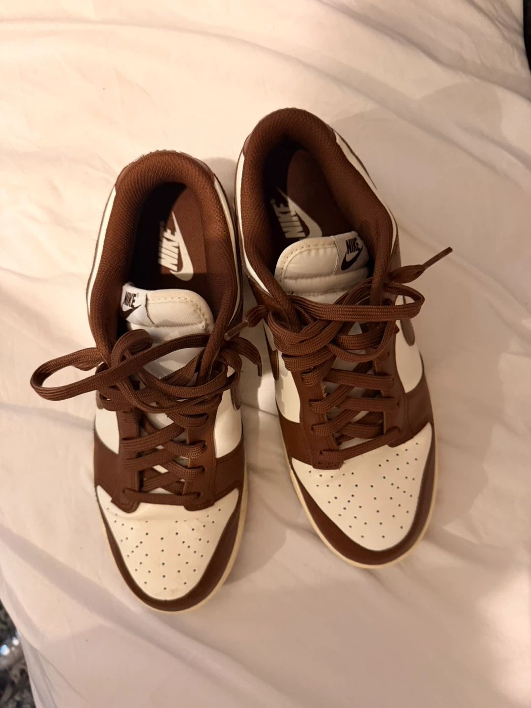 Nike Dunk Low Chocolate White Sneakers - photo 4