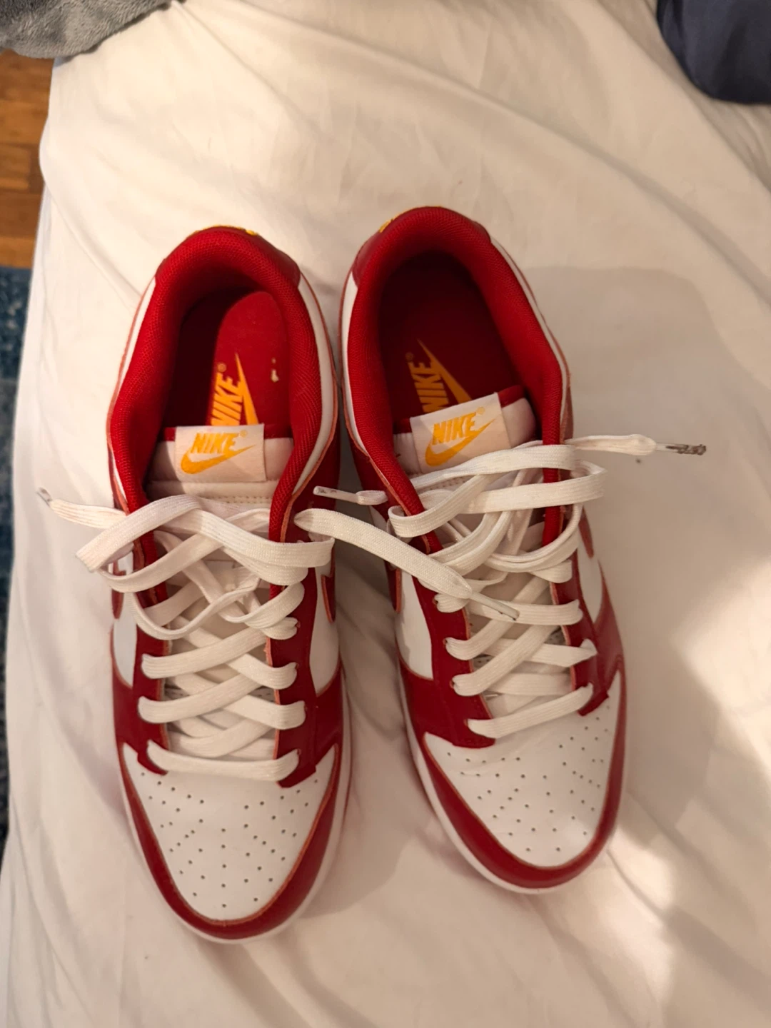 Nike Dunk Low Red White Sneakers