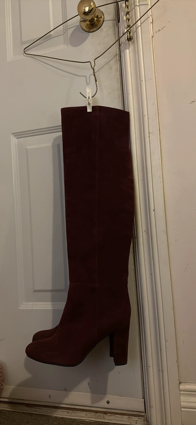 Women's Suede Knee-High Boots