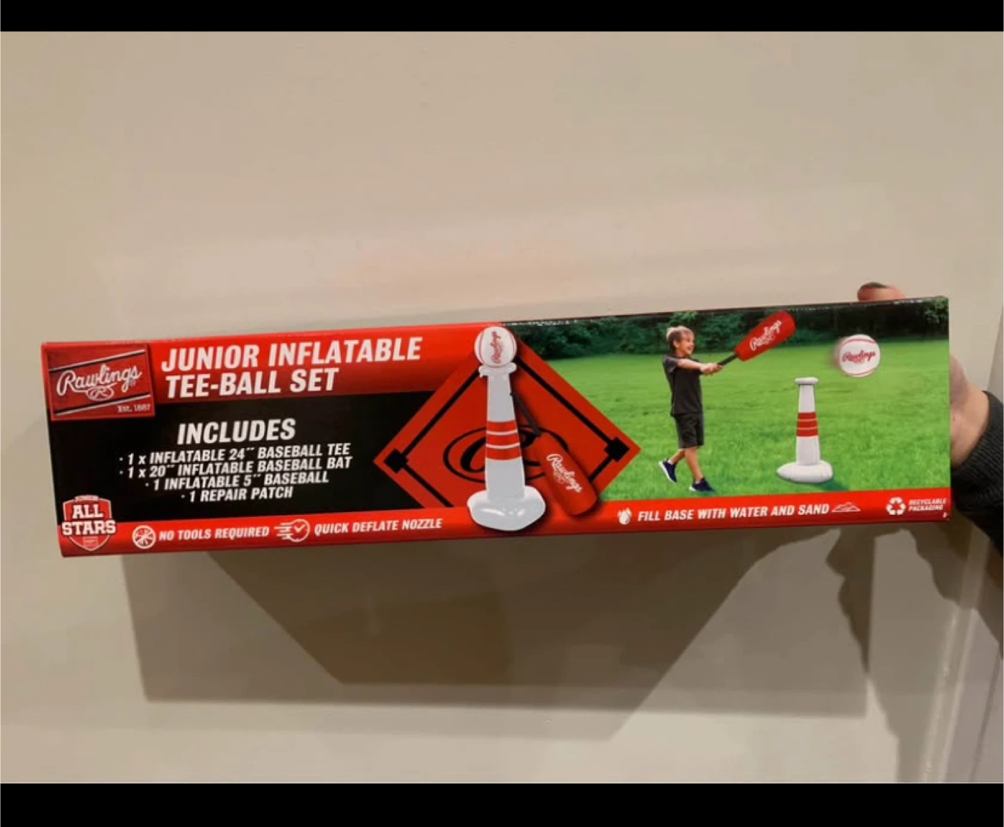 Rawlings Junior Inflatable Tee-Ball Set 🏆