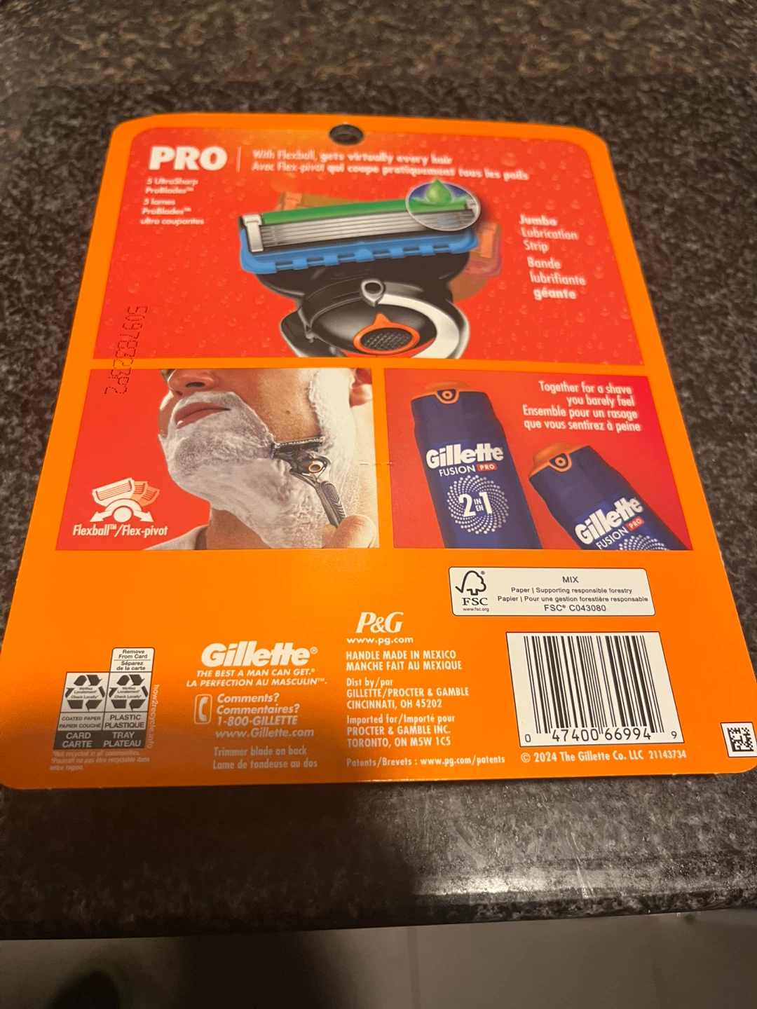 New GILLETTE Fusion 5 Pro Glide Package - photo 3
