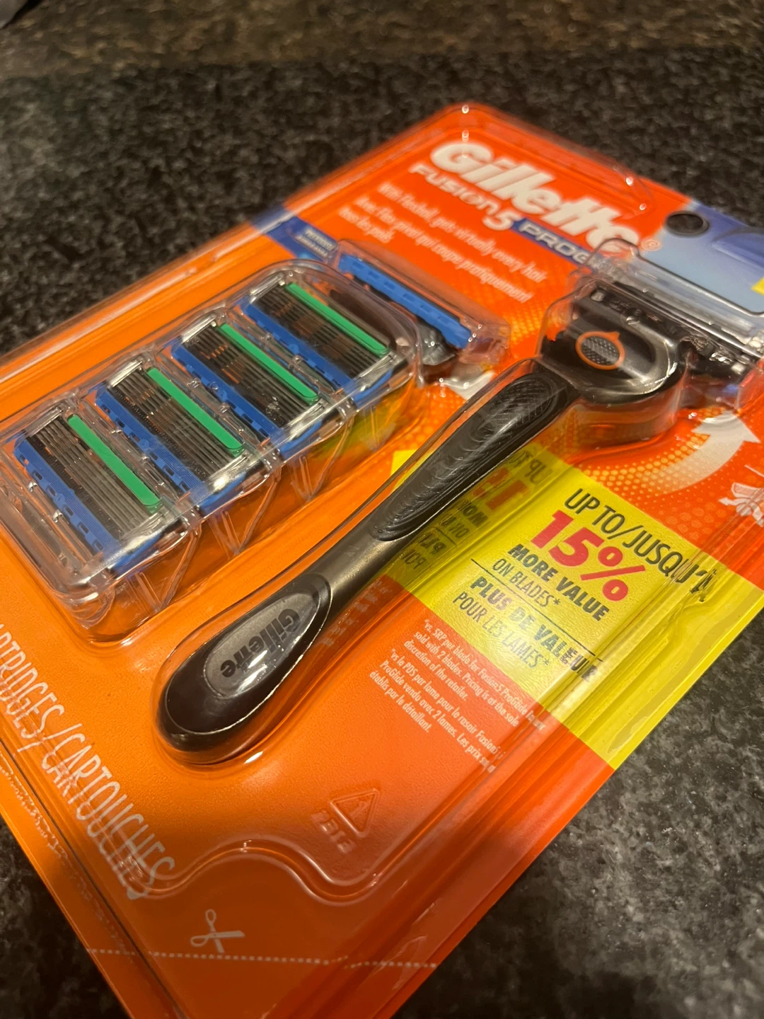 New GILLETTE Fusion 5 Pro Glide Package