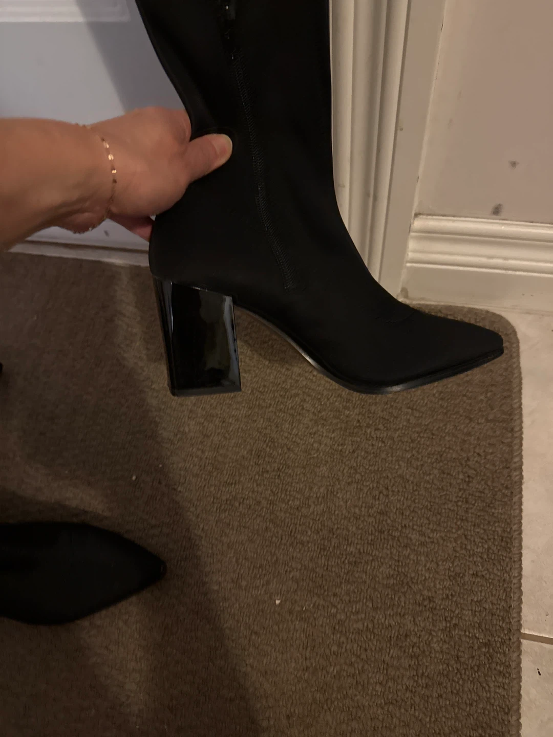 Black Over-the-Knee Boots - photo 2