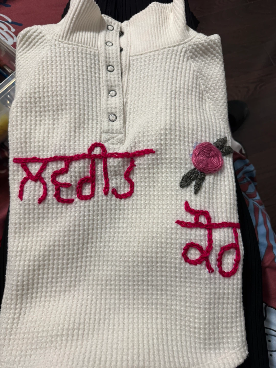 Embroidered Clothing and Handkerchief - photo 2