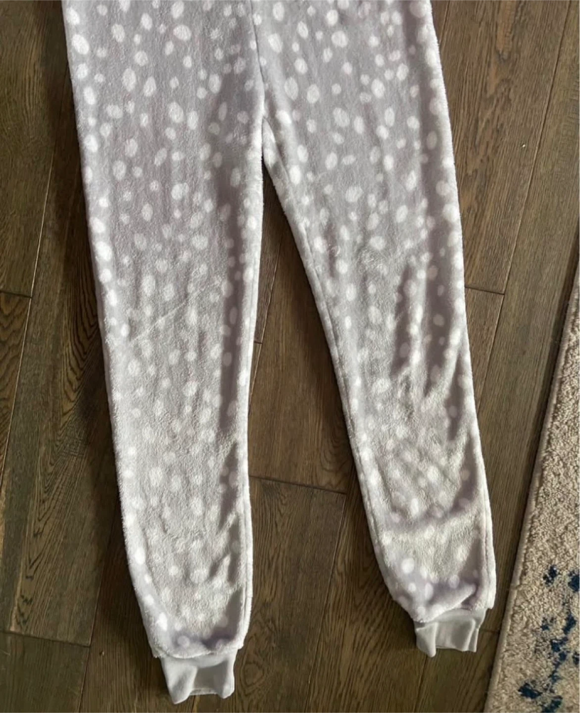 🏆️ EUC: Girls Jellyfish Deer Onesie Hooded Fleece PJs 10/12 🏆️ - photo 3