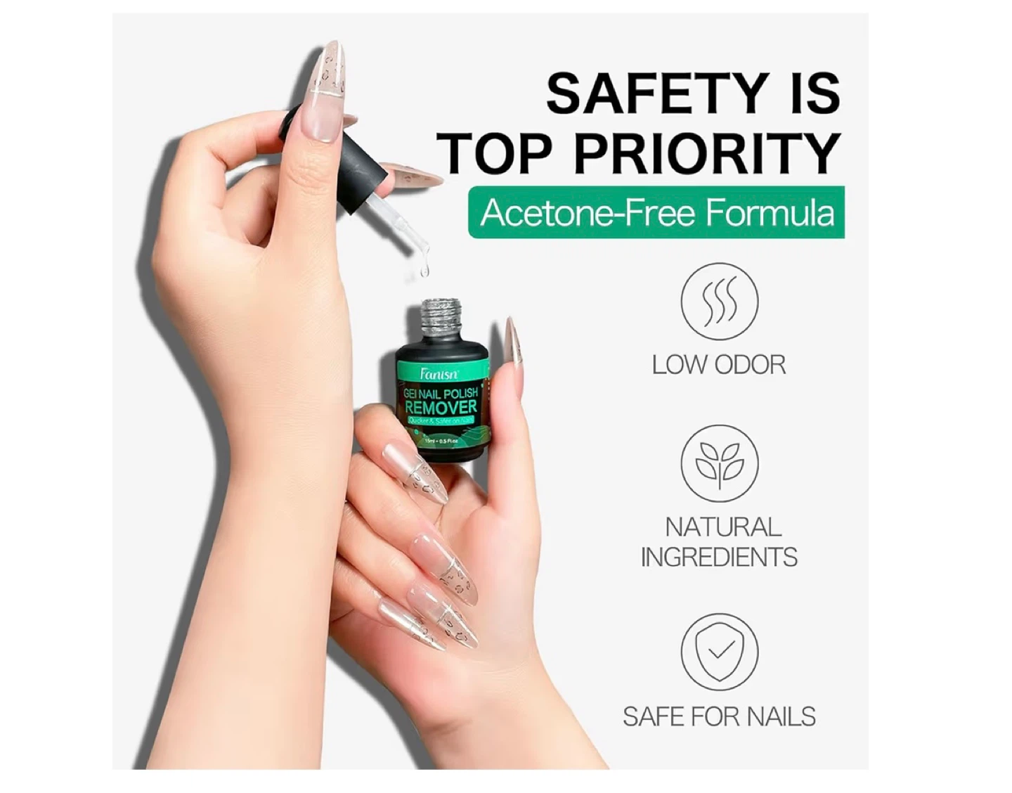 Fanisn Gel Nail Polish Remover - photo 4
