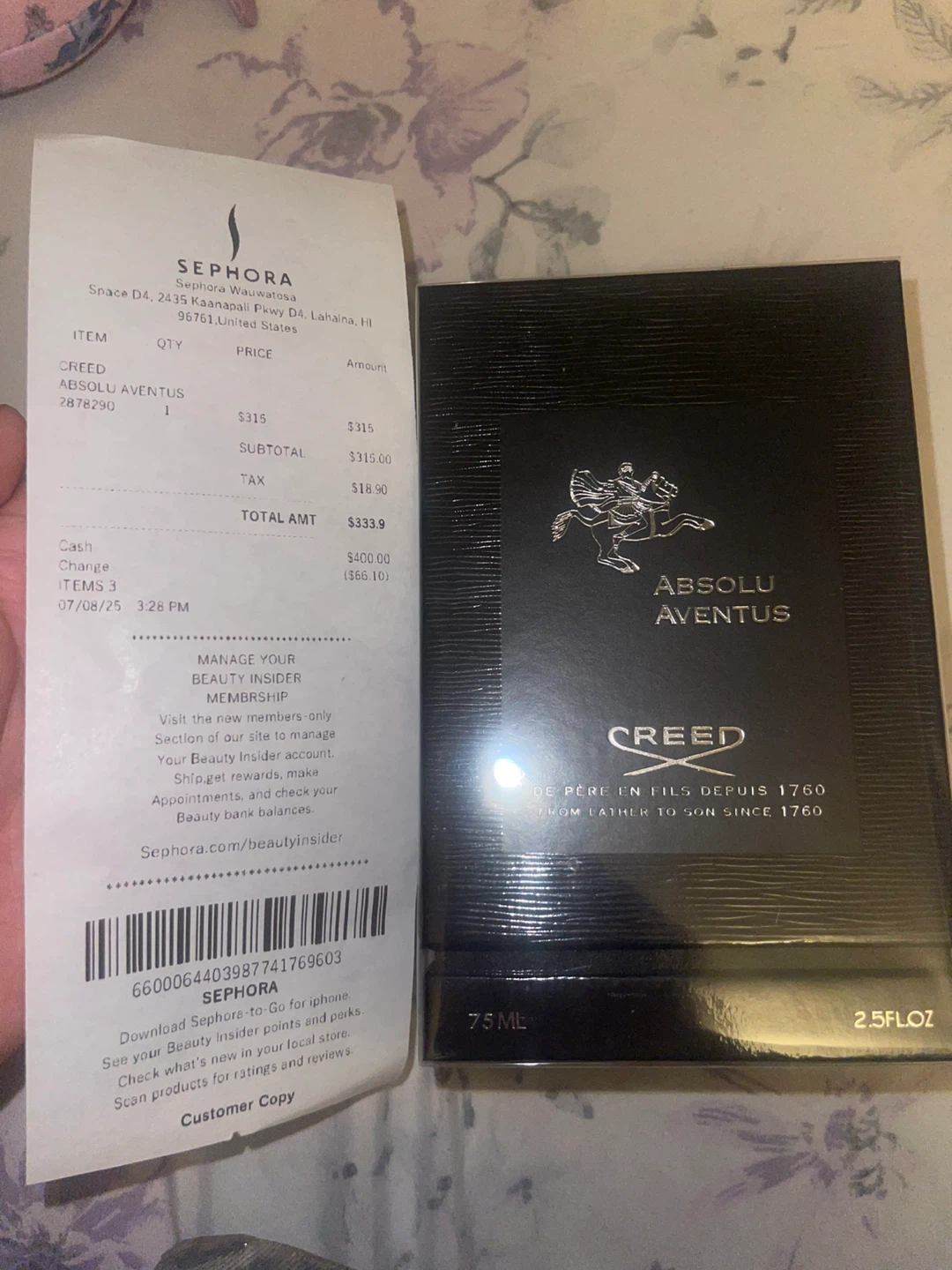 Creed Absolu Aventus
