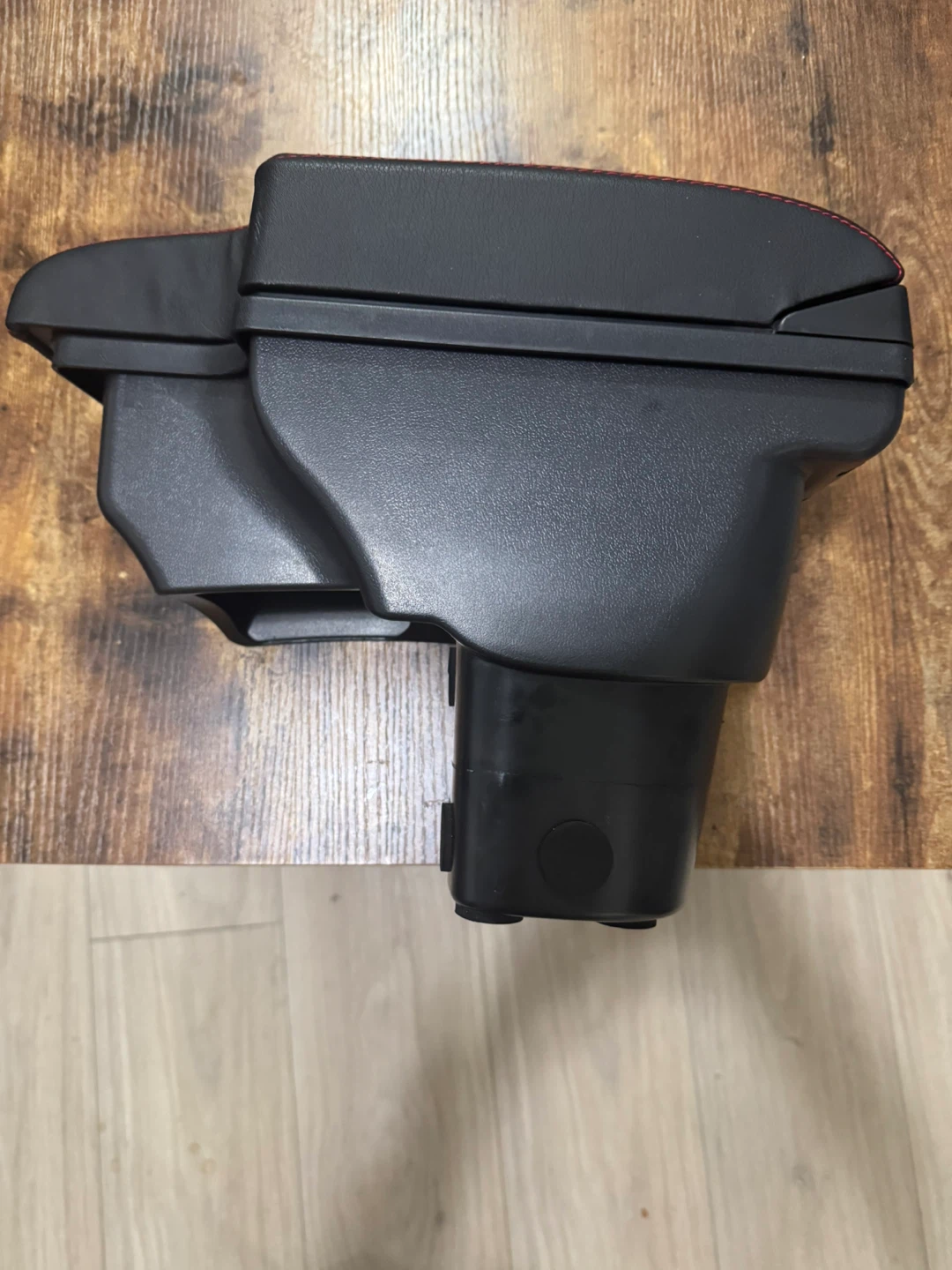 Black Car Center Console Armrest with USB Ports - photo 3