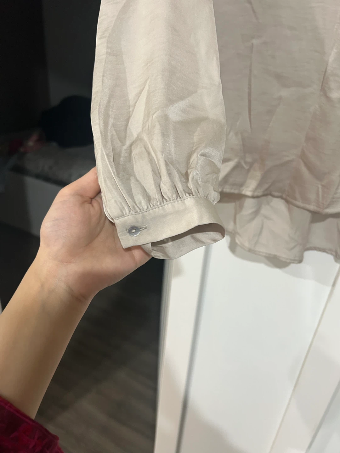 H&M Beige Satin Blouse - photo 4