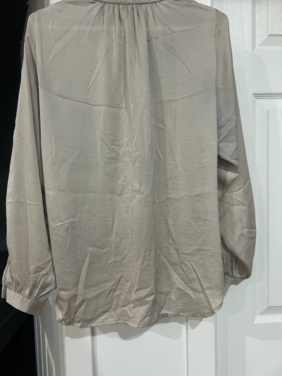 H&M Beige Satin Blouse - photo 5