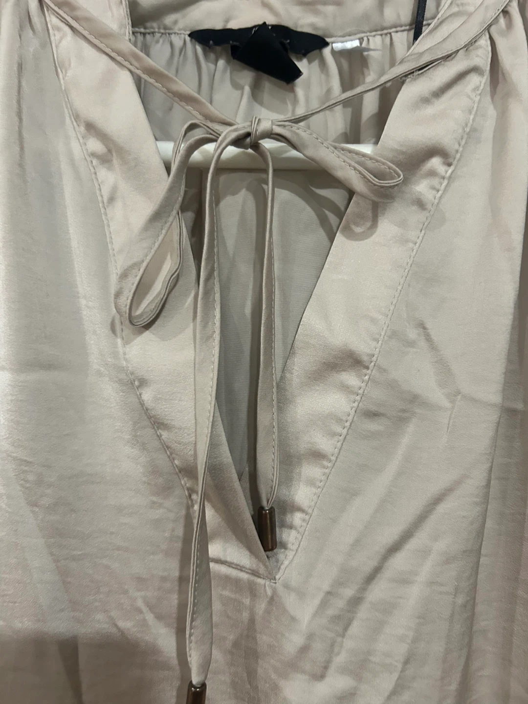 H&M Beige Satin Blouse - photo 3