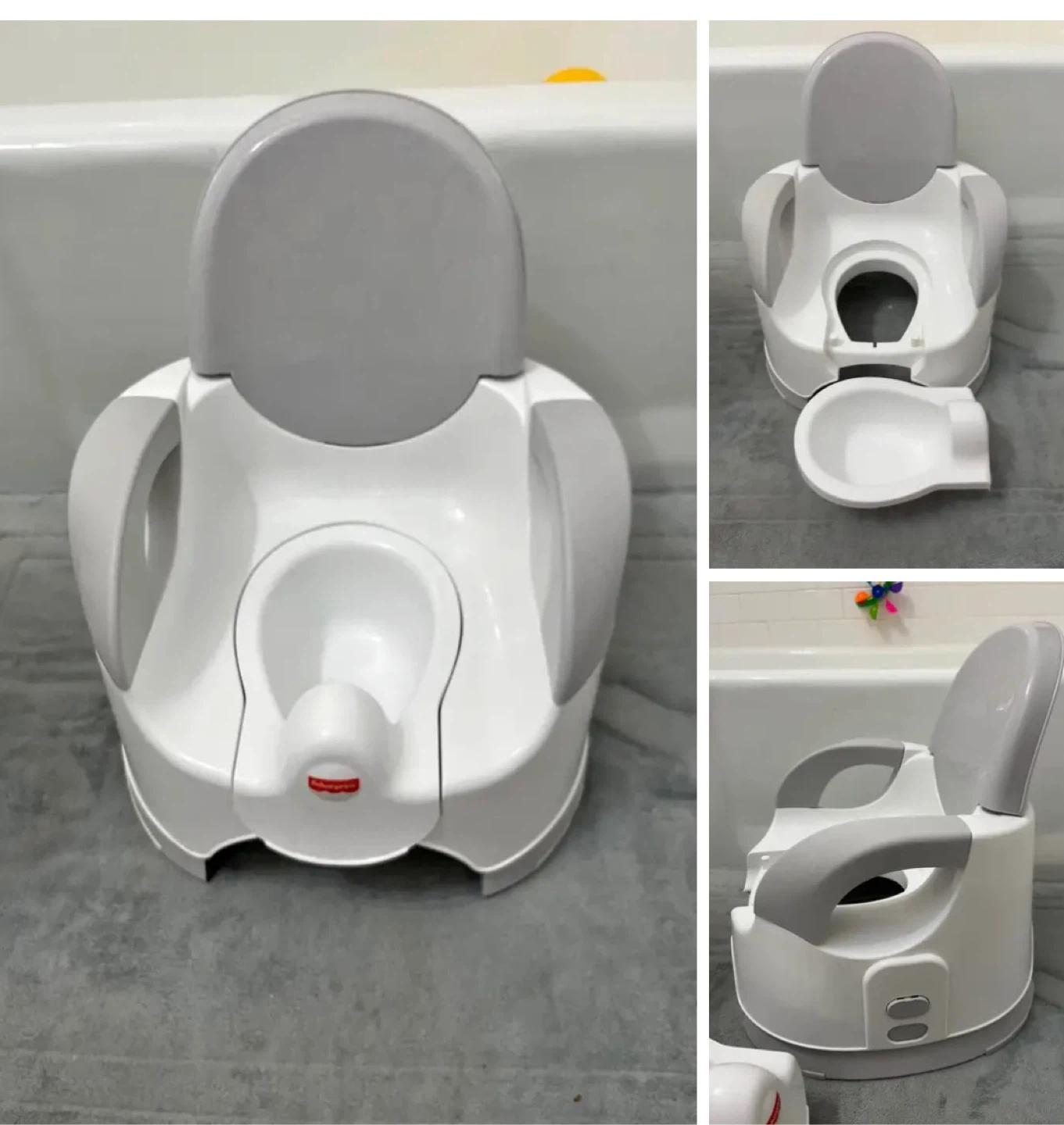 Adjustable potty chair