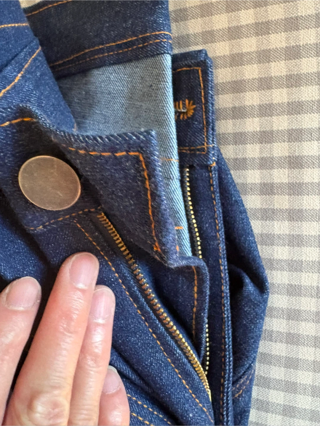 Dark Wash Denim Jeans - photo 3
